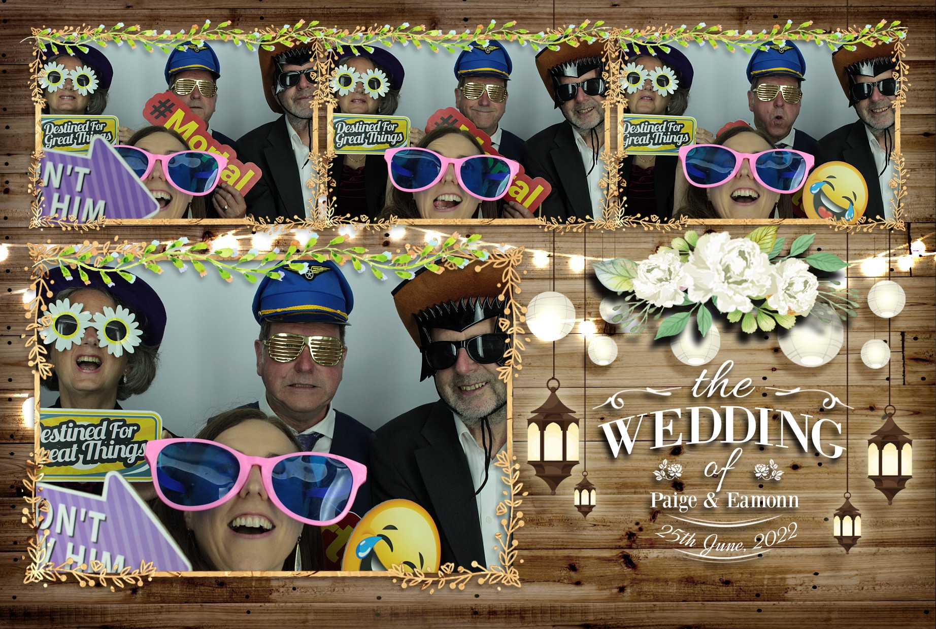 Eamonn & Paige's Wedding  | View more photos from the event at gallery.myphotoboothexperience.co.uk/u/MyPhotoBoothExperienceLtd/Eamonn-Paiges-Wedding