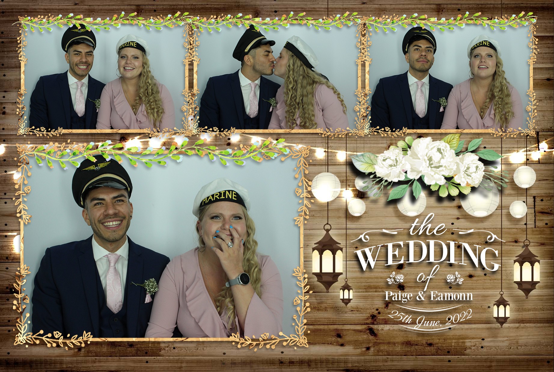 Eamonn & Paige's Wedding  | View more photos from the event at gallery.myphotoboothexperience.co.uk/u/MyPhotoBoothExperienceLtd/Eamonn-Paiges-Wedding
