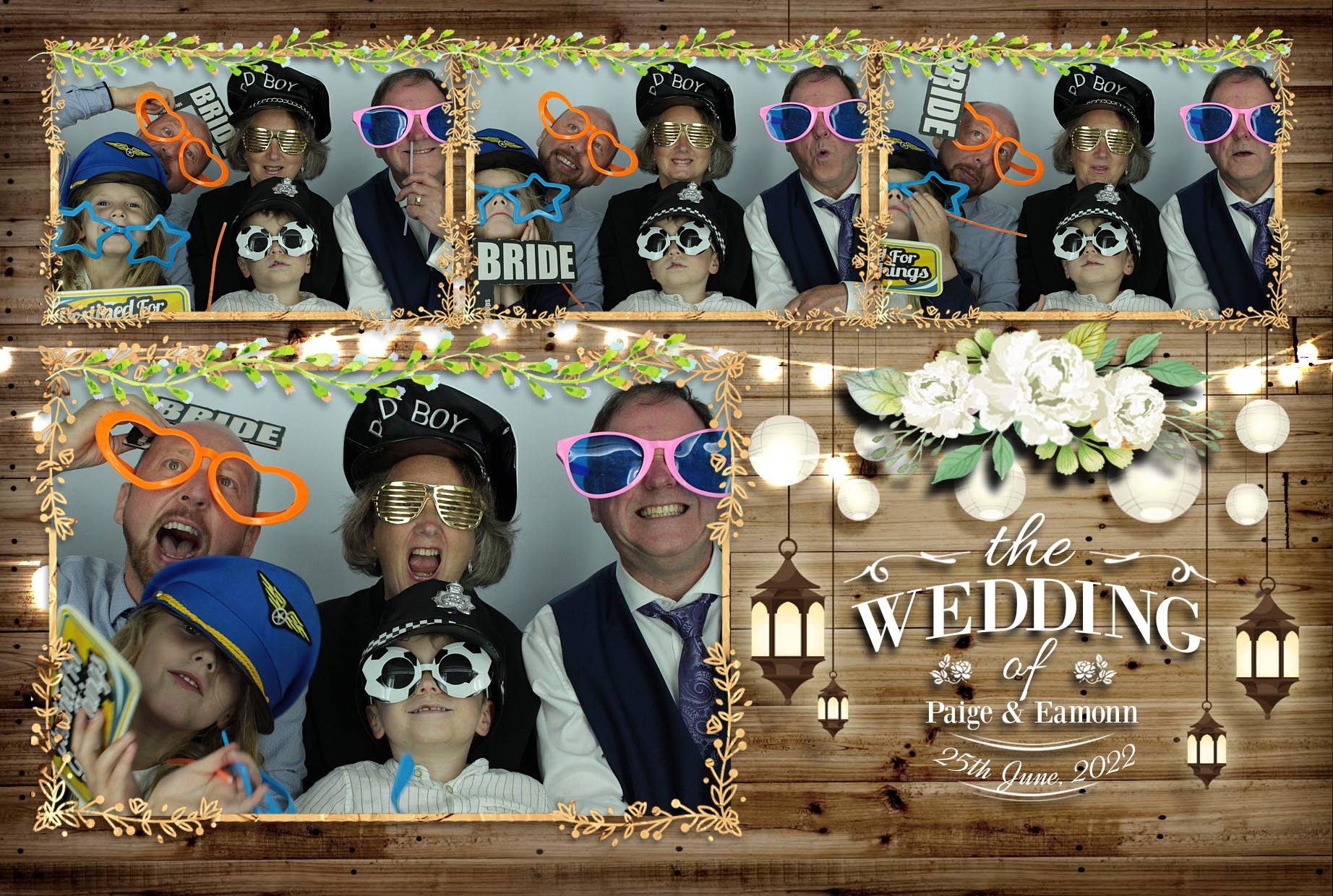 Eamonn & Paige's Wedding  | View more photos from the event at gallery.myphotoboothexperience.co.uk/u/MyPhotoBoothExperienceLtd/Eamonn-Paiges-Wedding