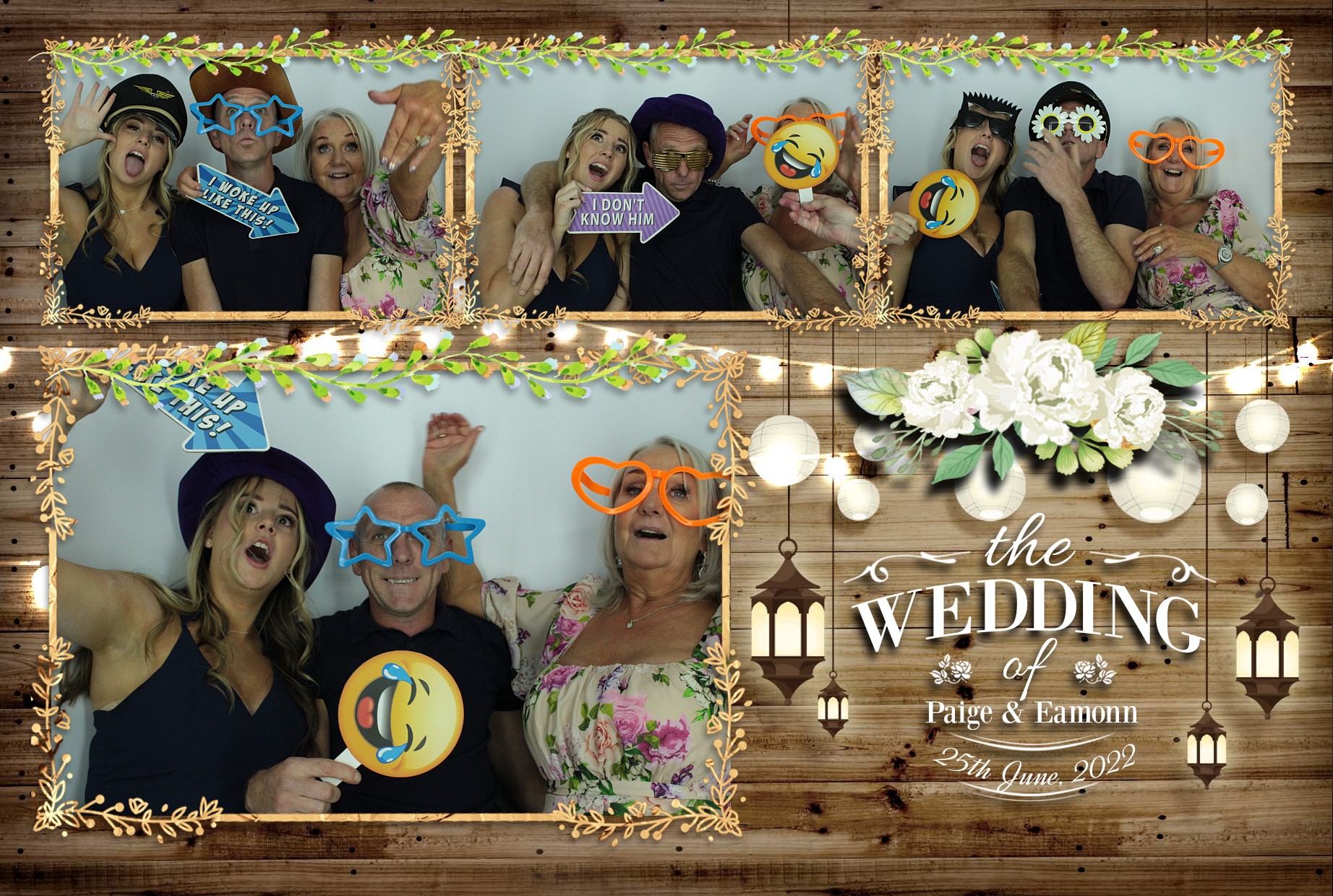 Eamonn & Paige's Wedding  | View more photos from the event at gallery.myphotoboothexperience.co.uk/u/MyPhotoBoothExperienceLtd/Eamonn-Paiges-Wedding