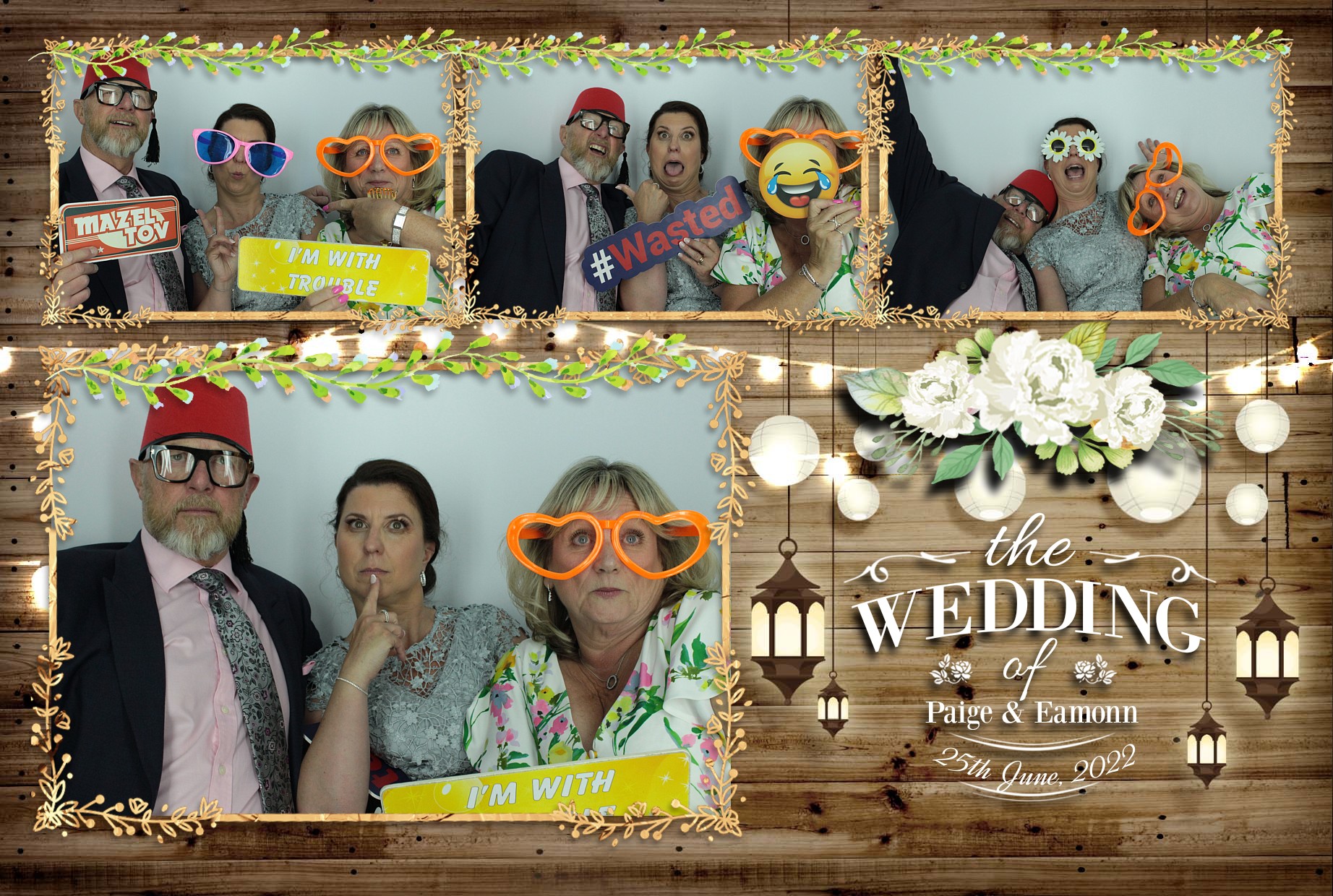 Eamonn & Paige's Wedding  | View more photos from the event at gallery.myphotoboothexperience.co.uk/u/MyPhotoBoothExperienceLtd/Eamonn-Paiges-Wedding