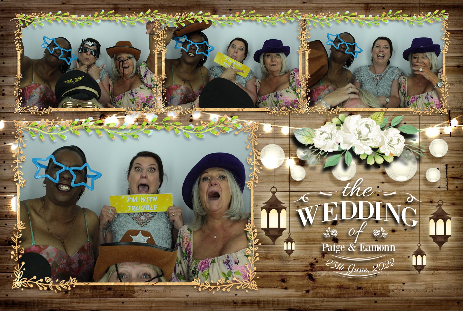 Eamonn & Paige's Wedding  | View more photos from the event at gallery.myphotoboothexperience.co.uk/u/MyPhotoBoothExperienceLtd/Eamonn-Paiges-Wedding