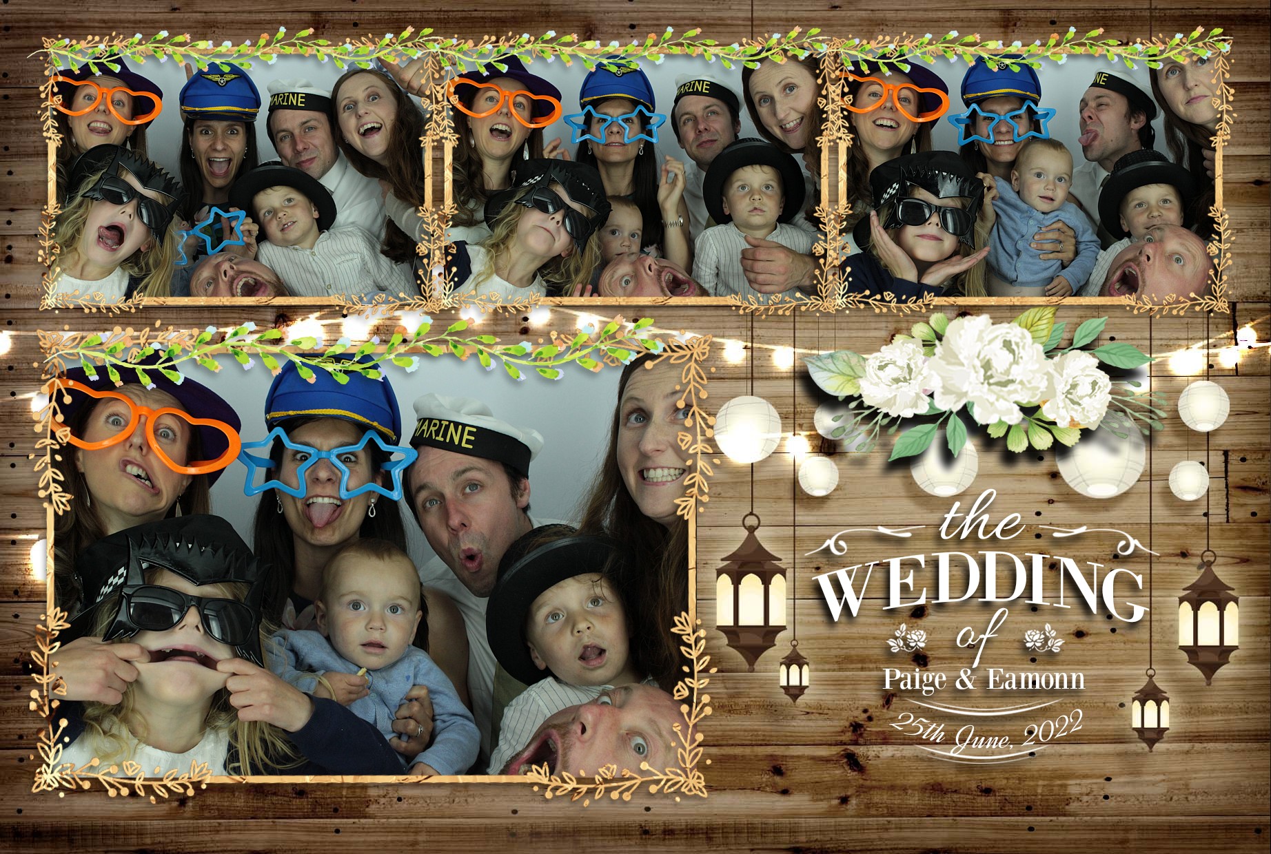 Eamonn & Paige's Wedding  | View more photos from the event at gallery.myphotoboothexperience.co.uk/u/MyPhotoBoothExperienceLtd/Eamonn-Paiges-Wedding