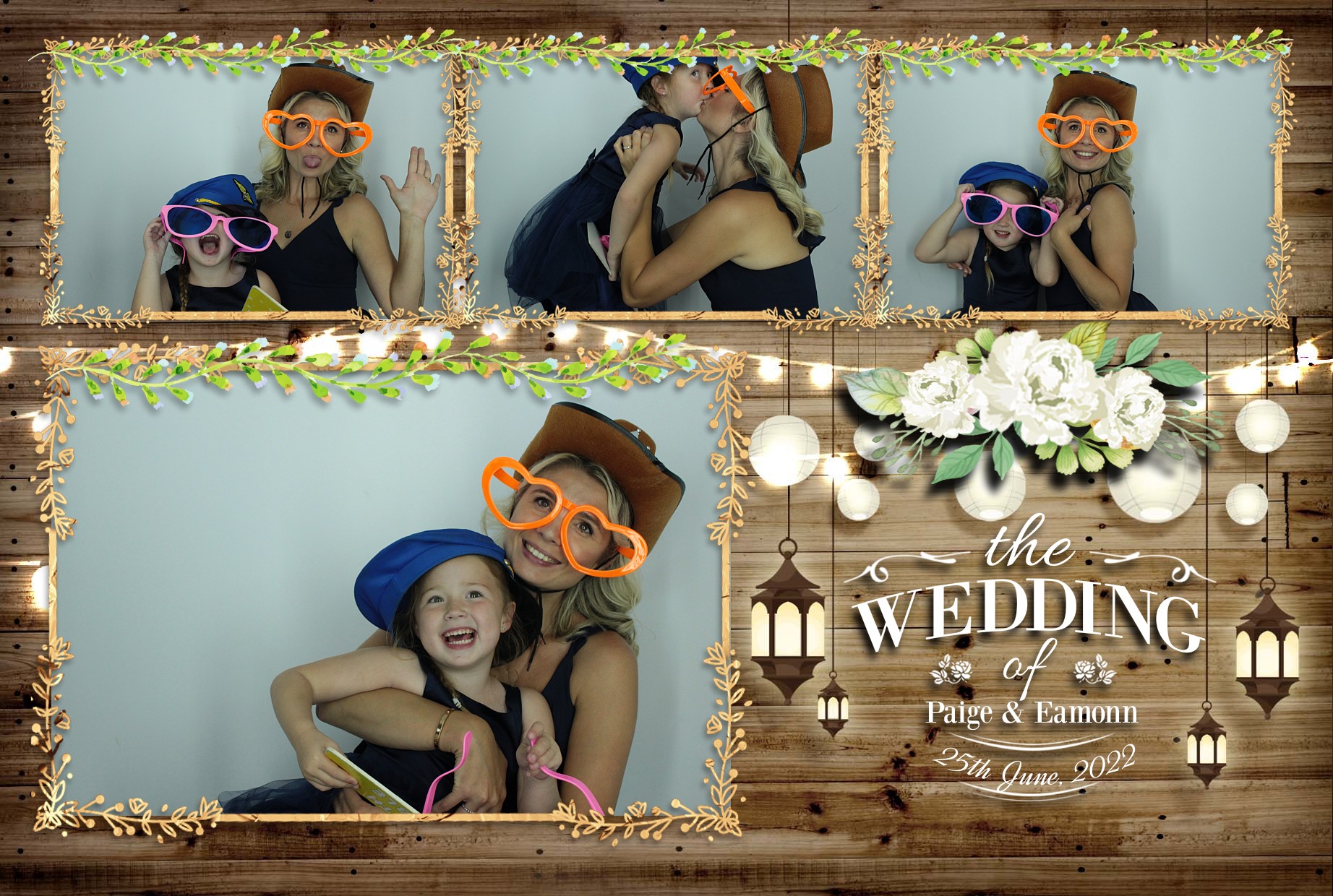 Eamonn & Paige's Wedding  | View more photos from the event at gallery.myphotoboothexperience.co.uk/u/MyPhotoBoothExperienceLtd/Eamonn-Paiges-Wedding