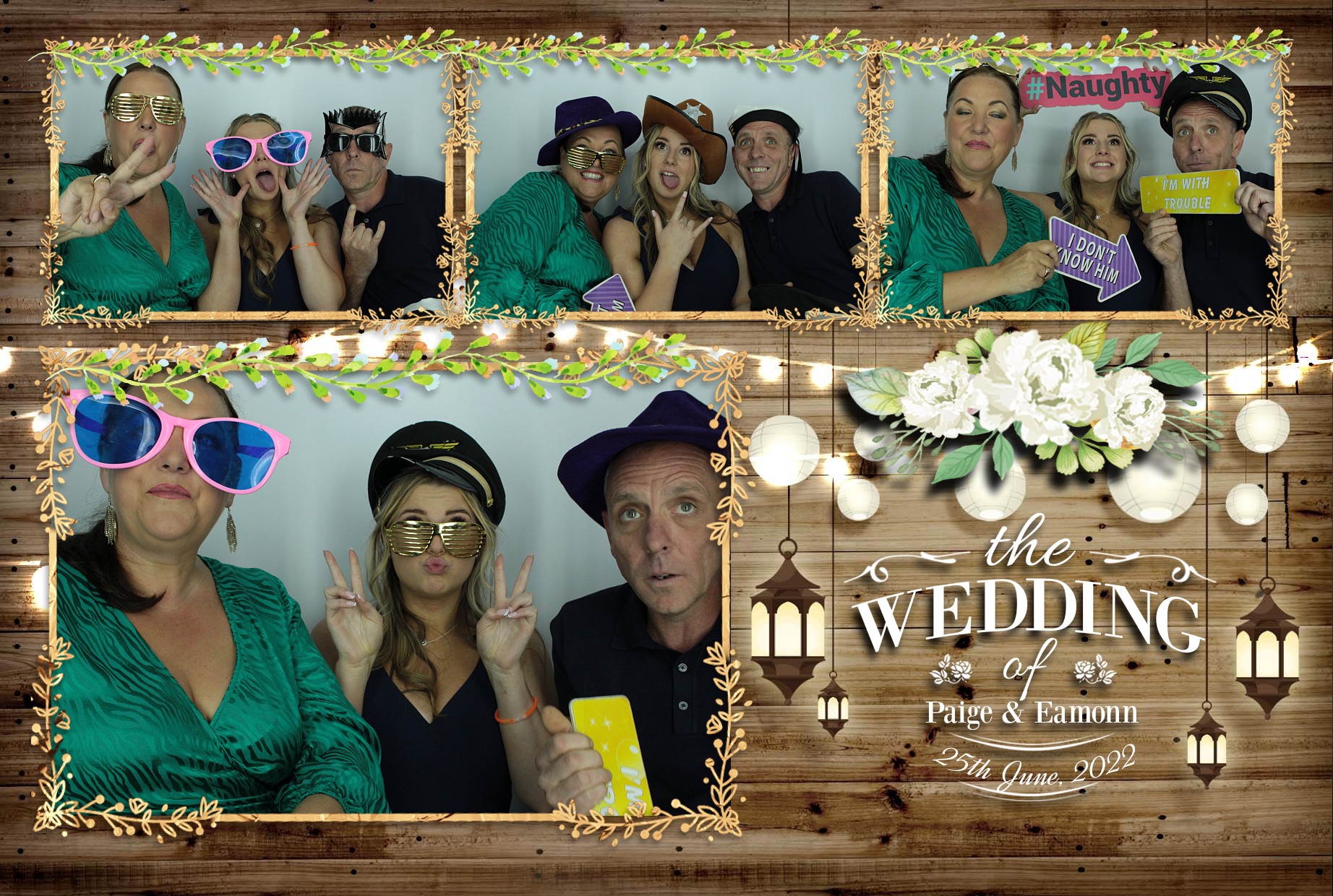 Eamonn & Paige's Wedding  | View more photos from the event at gallery.myphotoboothexperience.co.uk/u/MyPhotoBoothExperienceLtd/Eamonn-Paiges-Wedding