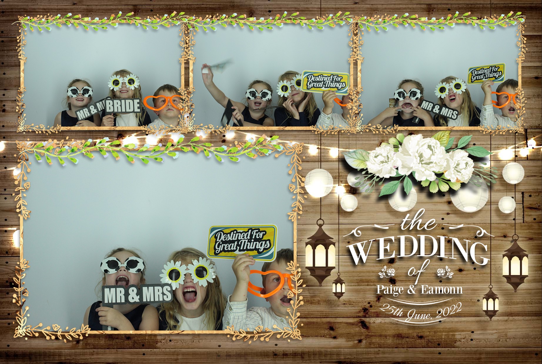 Eamonn & Paige's Wedding  | View more photos from the event at gallery.myphotoboothexperience.co.uk/u/MyPhotoBoothExperienceLtd/Eamonn-Paiges-Wedding