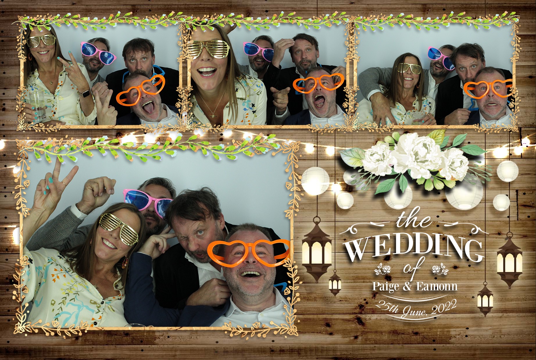 Eamonn & Paige's Wedding  | View more photos from the event at gallery.myphotoboothexperience.co.uk/u/MyPhotoBoothExperienceLtd/Eamonn-Paiges-Wedding