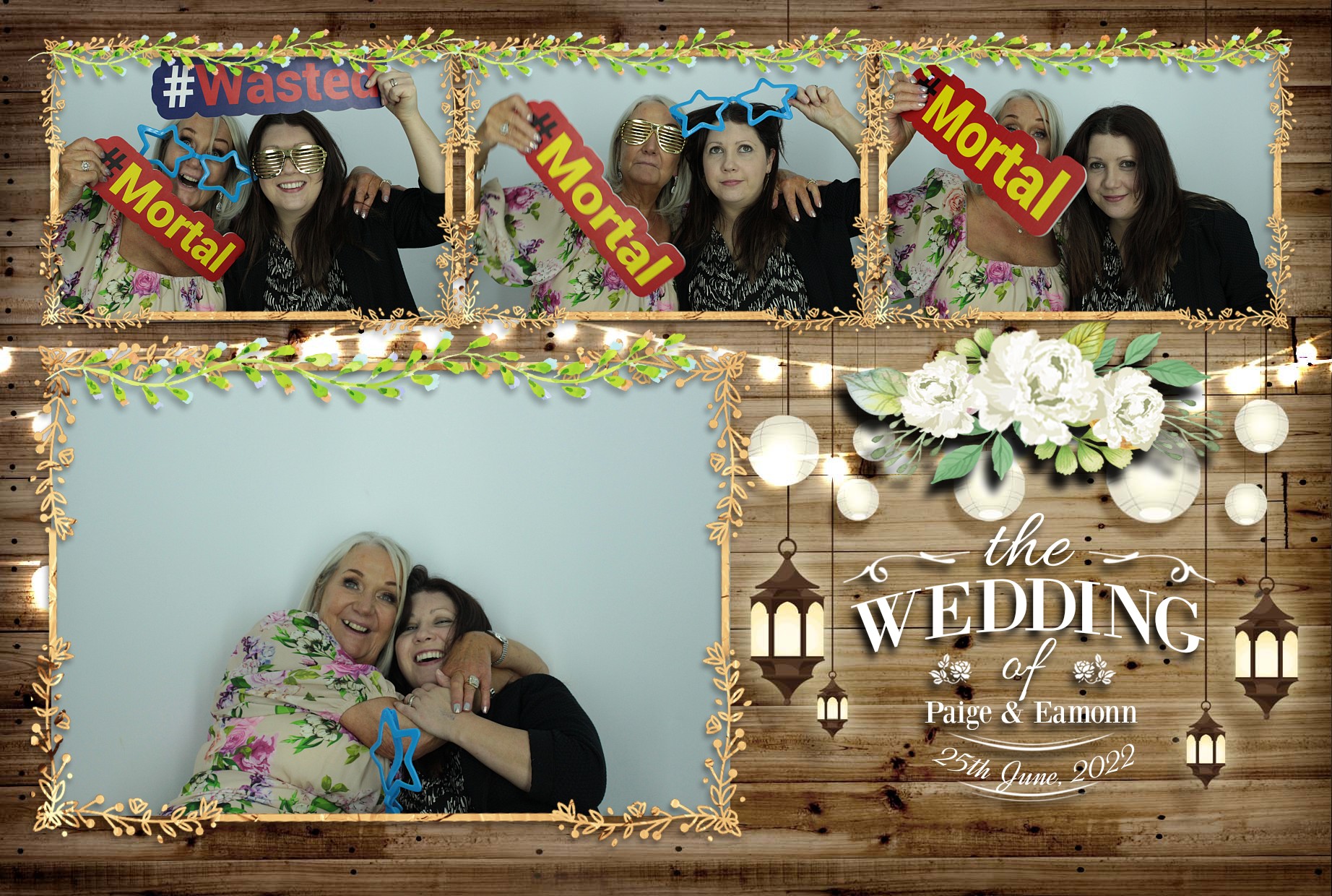 Eamonn & Paige's Wedding  | View more photos from the event at gallery.myphotoboothexperience.co.uk/u/MyPhotoBoothExperienceLtd/Eamonn-Paiges-Wedding