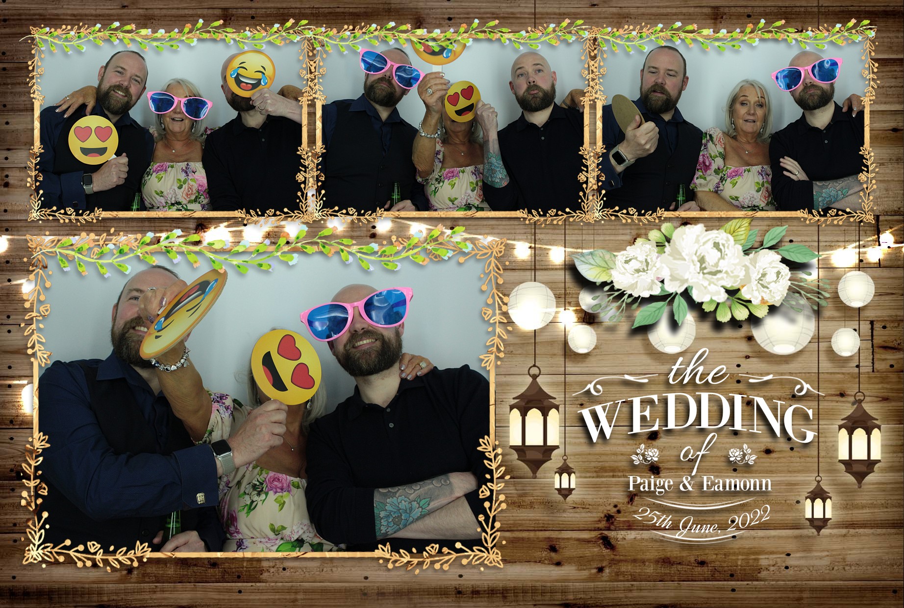 Eamonn & Paige's Wedding  | View more photos from the event at gallery.myphotoboothexperience.co.uk/u/MyPhotoBoothExperienceLtd/Eamonn-Paiges-Wedding
