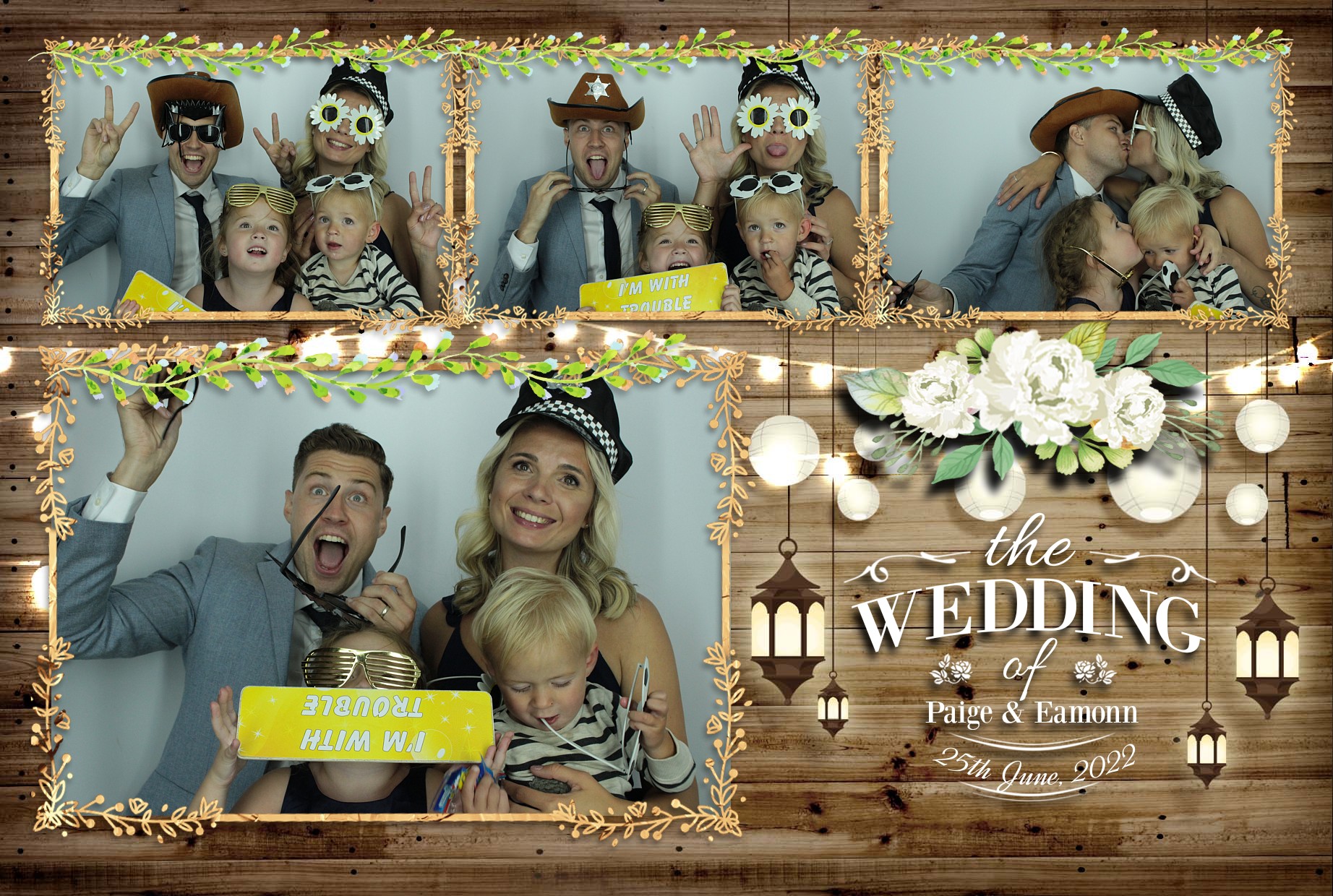 Eamonn & Paige's Wedding  | View more photos from the event at gallery.myphotoboothexperience.co.uk/u/MyPhotoBoothExperienceLtd/Eamonn-Paiges-Wedding
