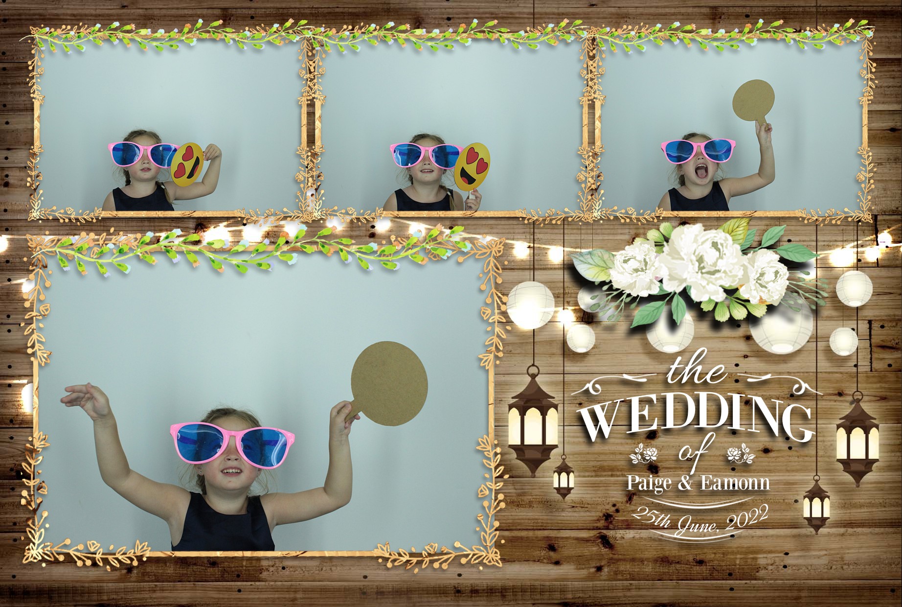 Eamonn & Paige's Wedding  | View more photos from the event at gallery.myphotoboothexperience.co.uk/u/MyPhotoBoothExperienceLtd/Eamonn-Paiges-Wedding