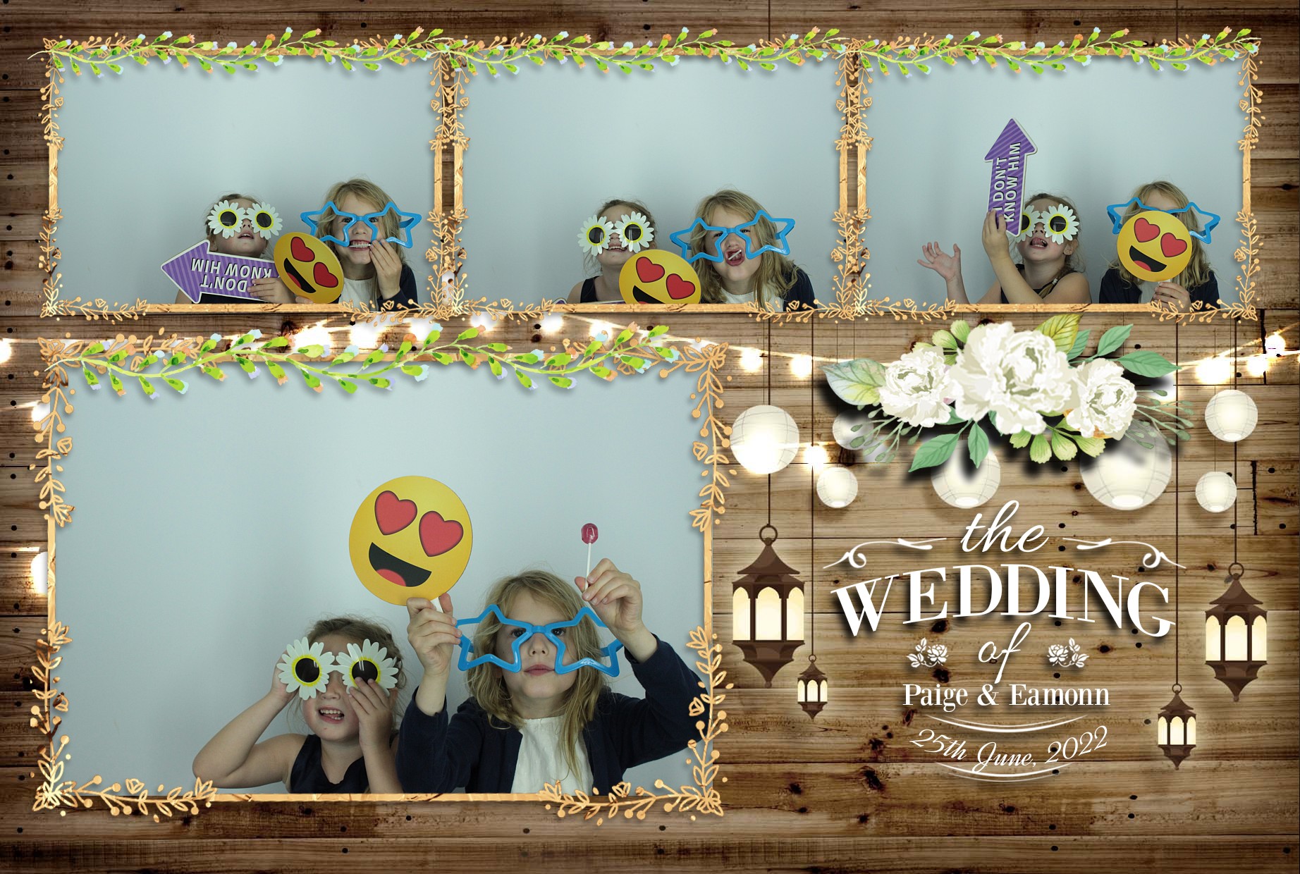 Eamonn & Paige's Wedding  | View more photos from the event at gallery.myphotoboothexperience.co.uk/u/MyPhotoBoothExperienceLtd/Eamonn-Paiges-Wedding