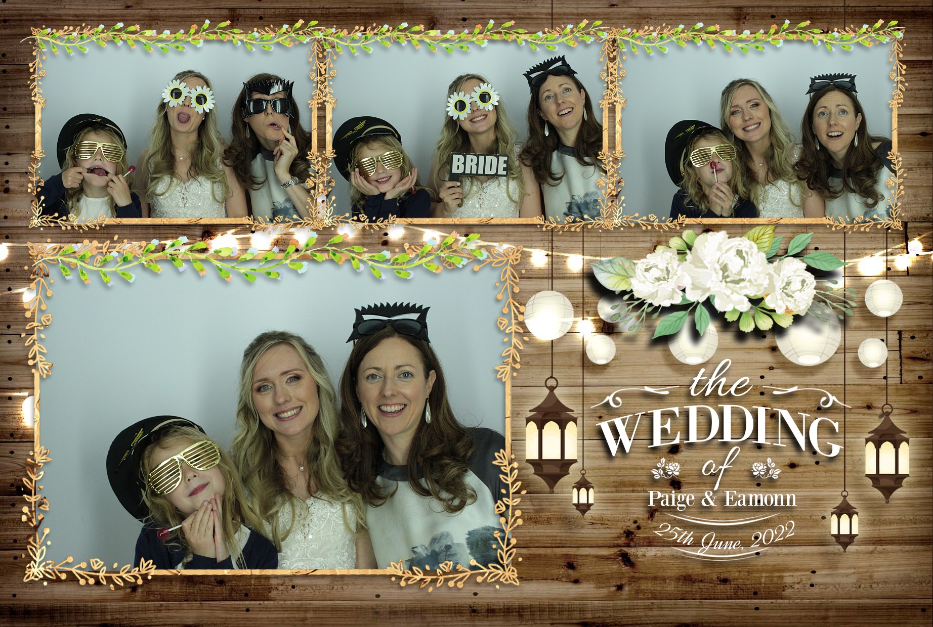 Eamonn & Paige's Wedding  | View more photos from the event at gallery.myphotoboothexperience.co.uk/u/MyPhotoBoothExperienceLtd/Eamonn-Paiges-Wedding