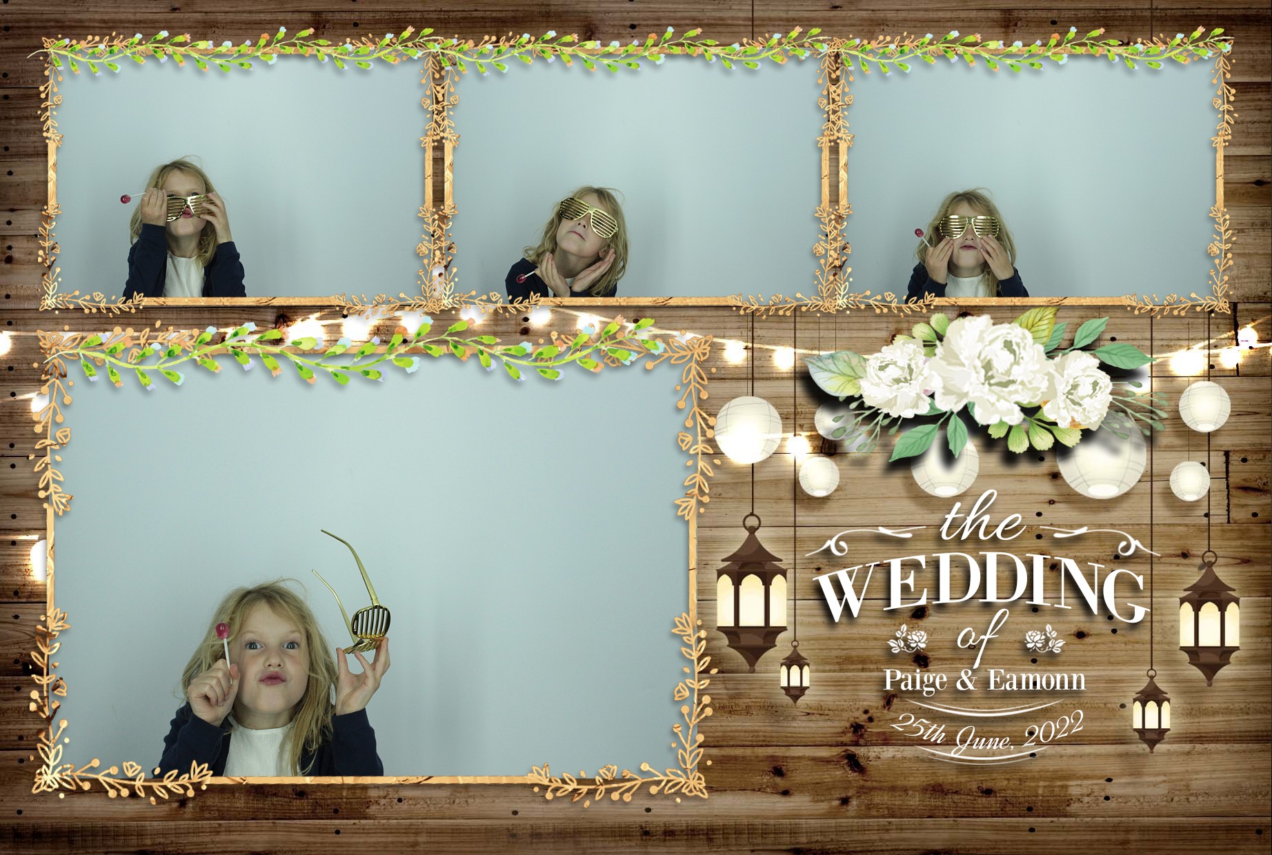 Eamonn & Paige's Wedding  | View more photos from the event at gallery.myphotoboothexperience.co.uk/u/MyPhotoBoothExperienceLtd/Eamonn-Paiges-Wedding