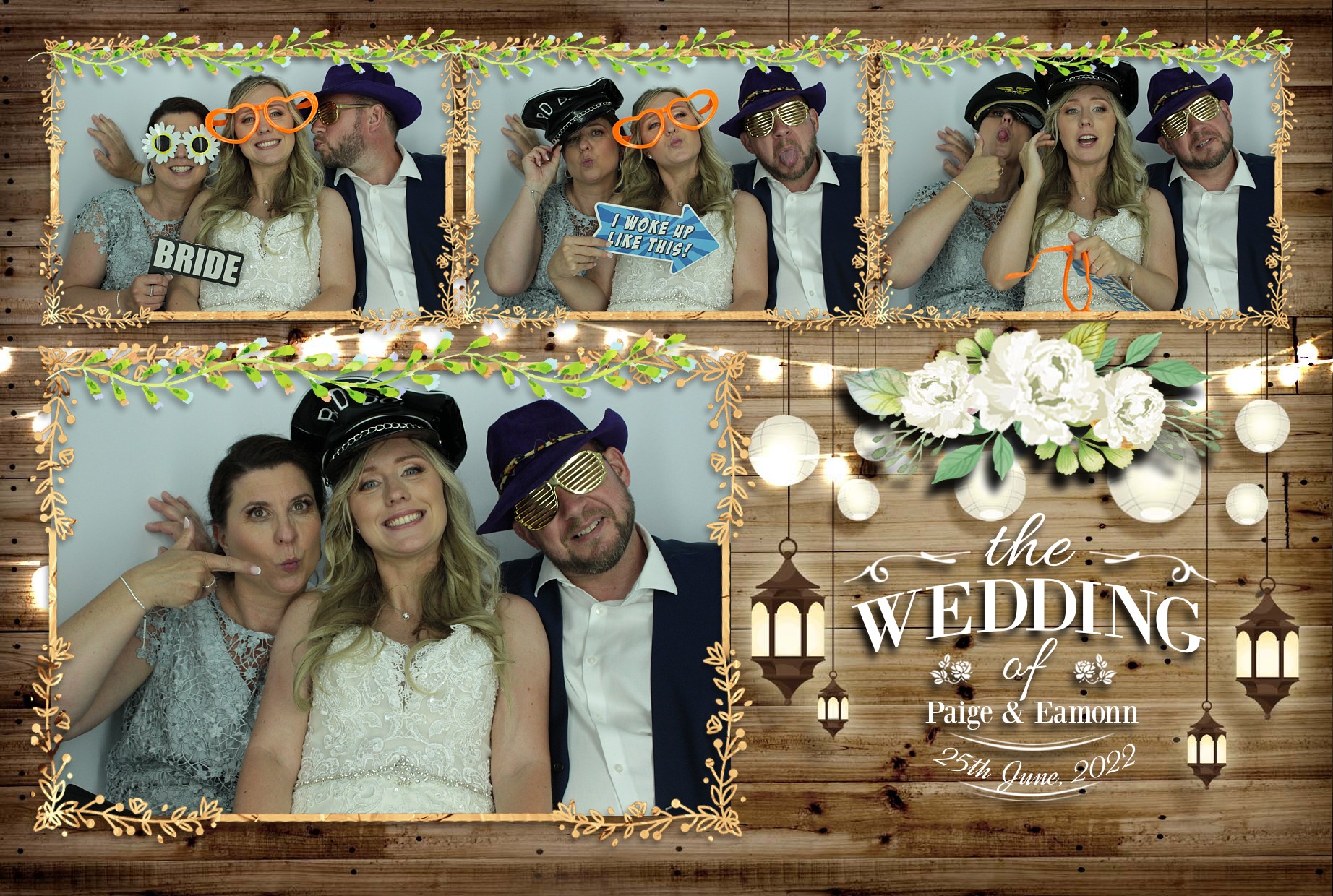 Eamonn & Paige's Wedding  | View more photos from the event at gallery.myphotoboothexperience.co.uk/u/MyPhotoBoothExperienceLtd/Eamonn-Paiges-Wedding