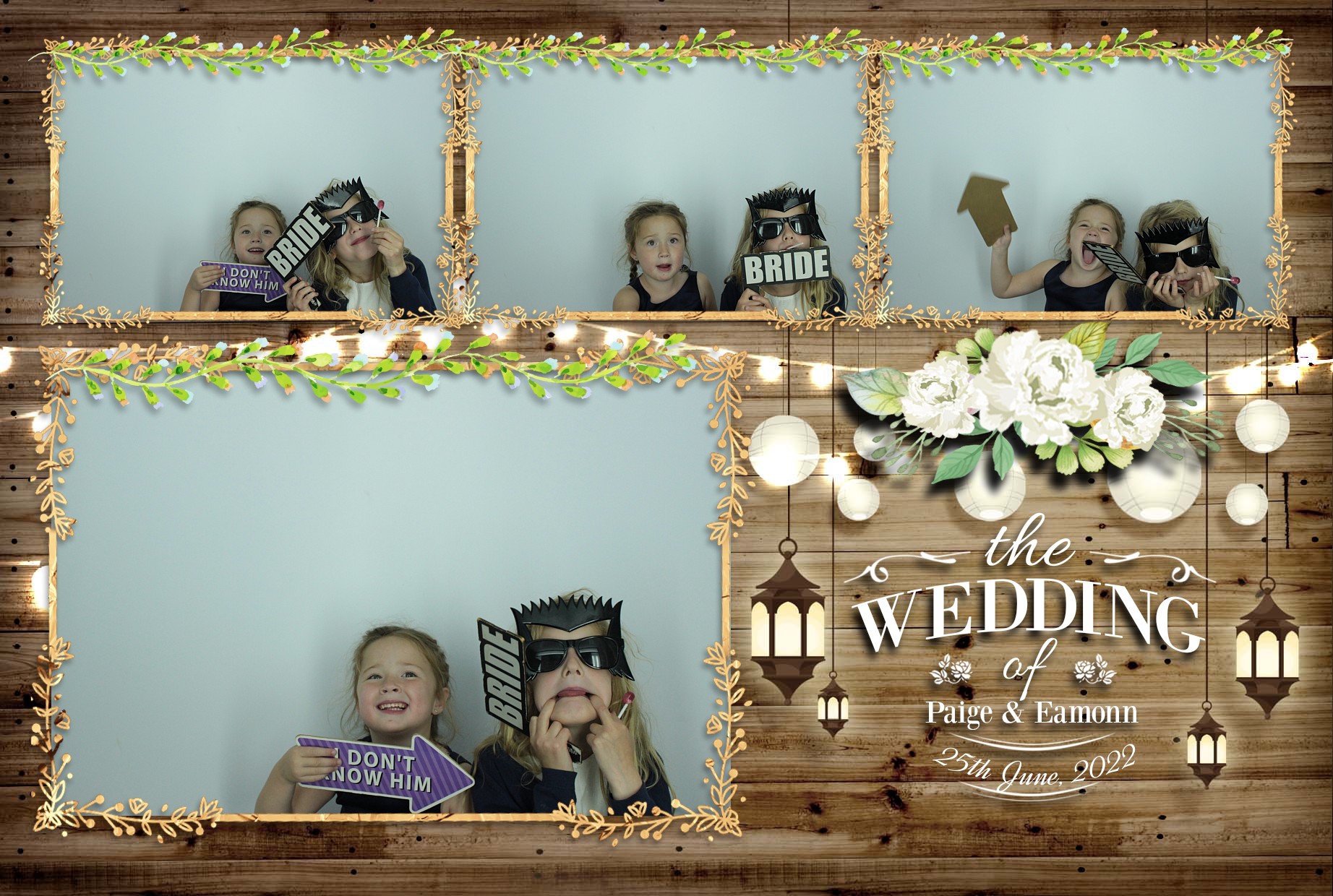 Eamonn & Paige's Wedding  | View more photos from the event at gallery.myphotoboothexperience.co.uk/u/MyPhotoBoothExperienceLtd/Eamonn-Paiges-Wedding