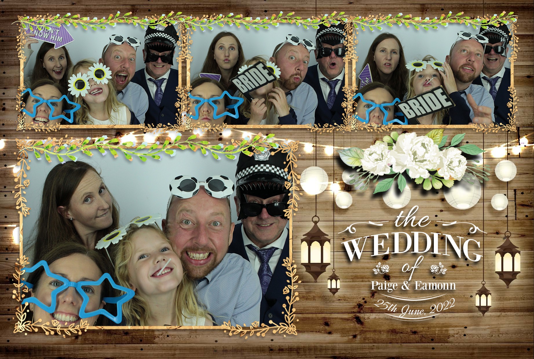 Eamonn & Paige's Wedding  | View more photos from the event at gallery.myphotoboothexperience.co.uk/u/MyPhotoBoothExperienceLtd/Eamonn-Paiges-Wedding