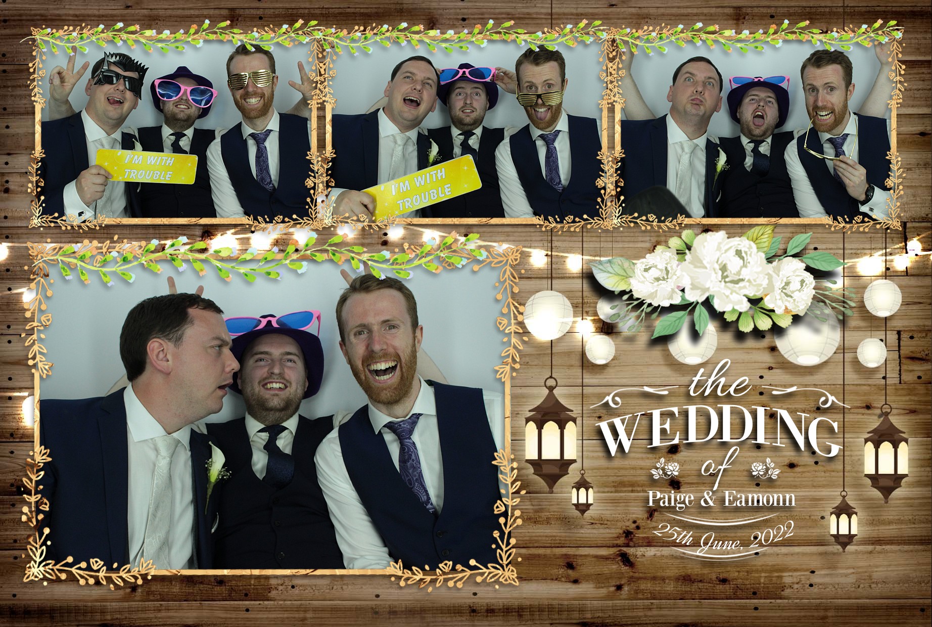 Eamonn & Paige's Wedding  | View more photos from the event at gallery.myphotoboothexperience.co.uk/u/MyPhotoBoothExperienceLtd/Eamonn-Paiges-Wedding