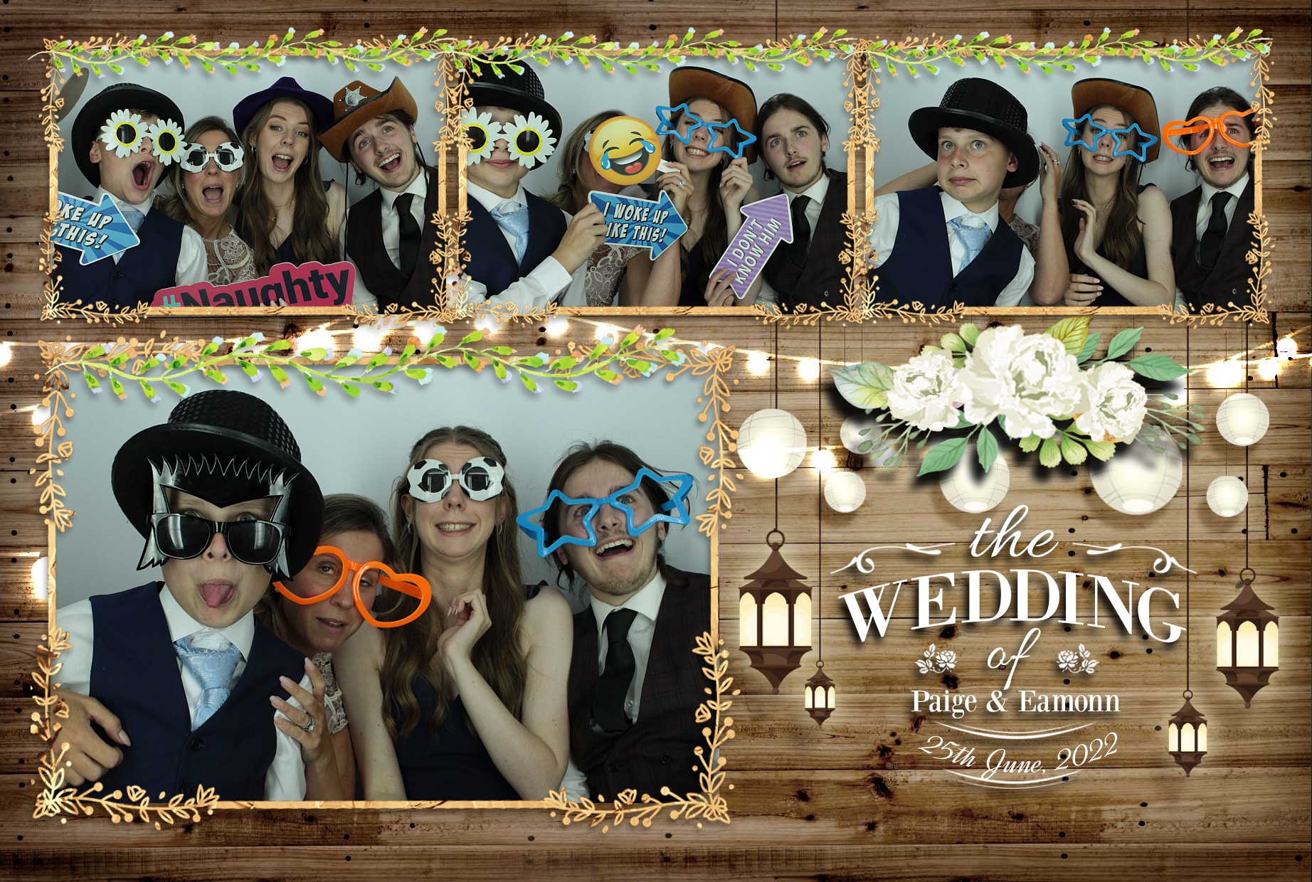 Eamonn & Paige's Wedding  | View more photos from the event at gallery.myphotoboothexperience.co.uk/u/MyPhotoBoothExperienceLtd/Eamonn-Paiges-Wedding