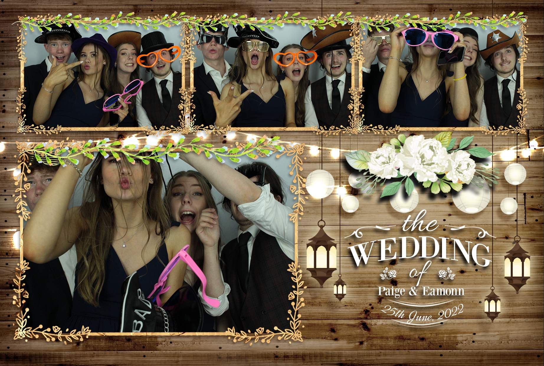 Eamonn & Paige's Wedding  | View more photos from the event at gallery.myphotoboothexperience.co.uk/u/MyPhotoBoothExperienceLtd/Eamonn-Paiges-Wedding