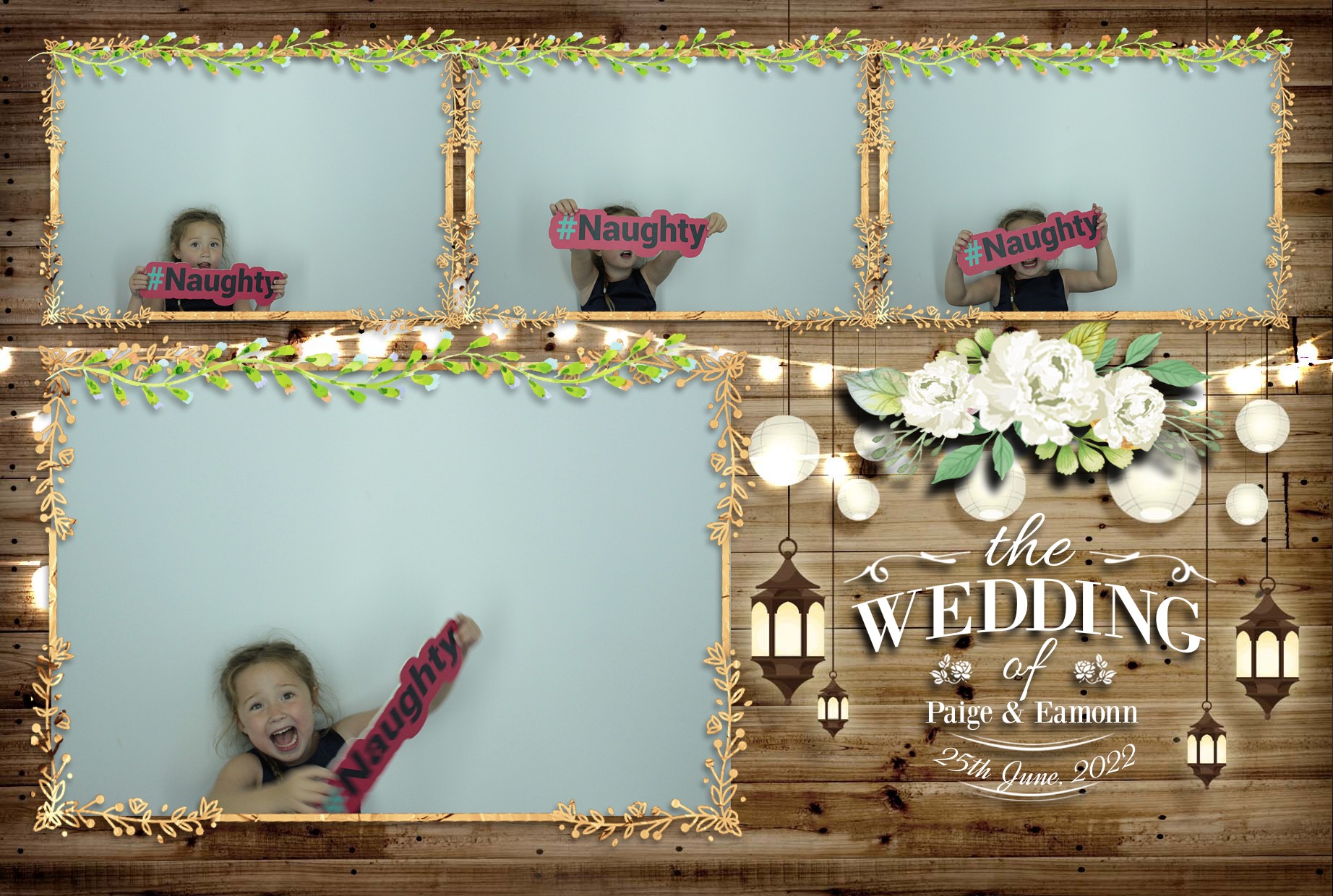 Eamonn & Paige's Wedding  | View more photos from the event at gallery.myphotoboothexperience.co.uk/u/MyPhotoBoothExperienceLtd/Eamonn-Paiges-Wedding