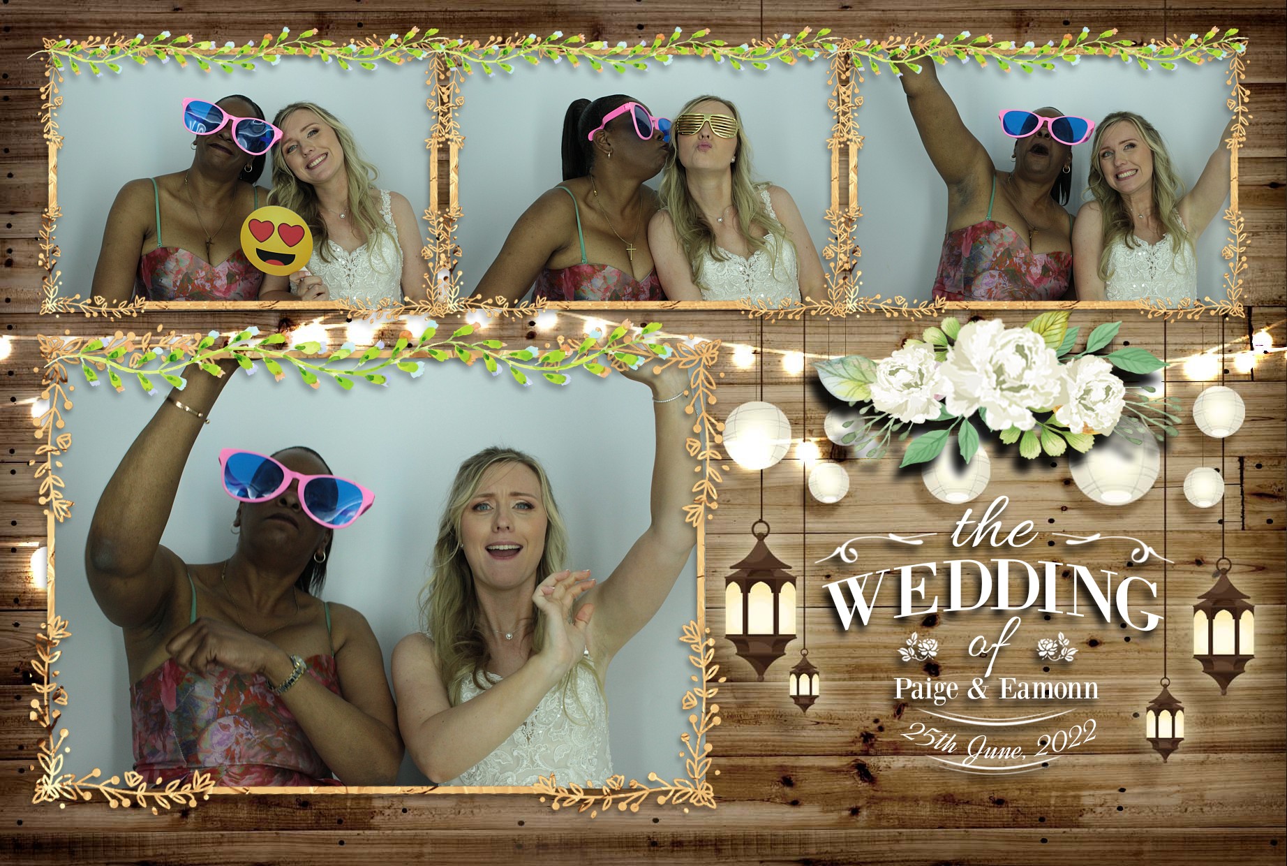 Eamonn & Paige's Wedding  | View more photos from the event at gallery.myphotoboothexperience.co.uk/u/MyPhotoBoothExperienceLtd/Eamonn-Paiges-Wedding