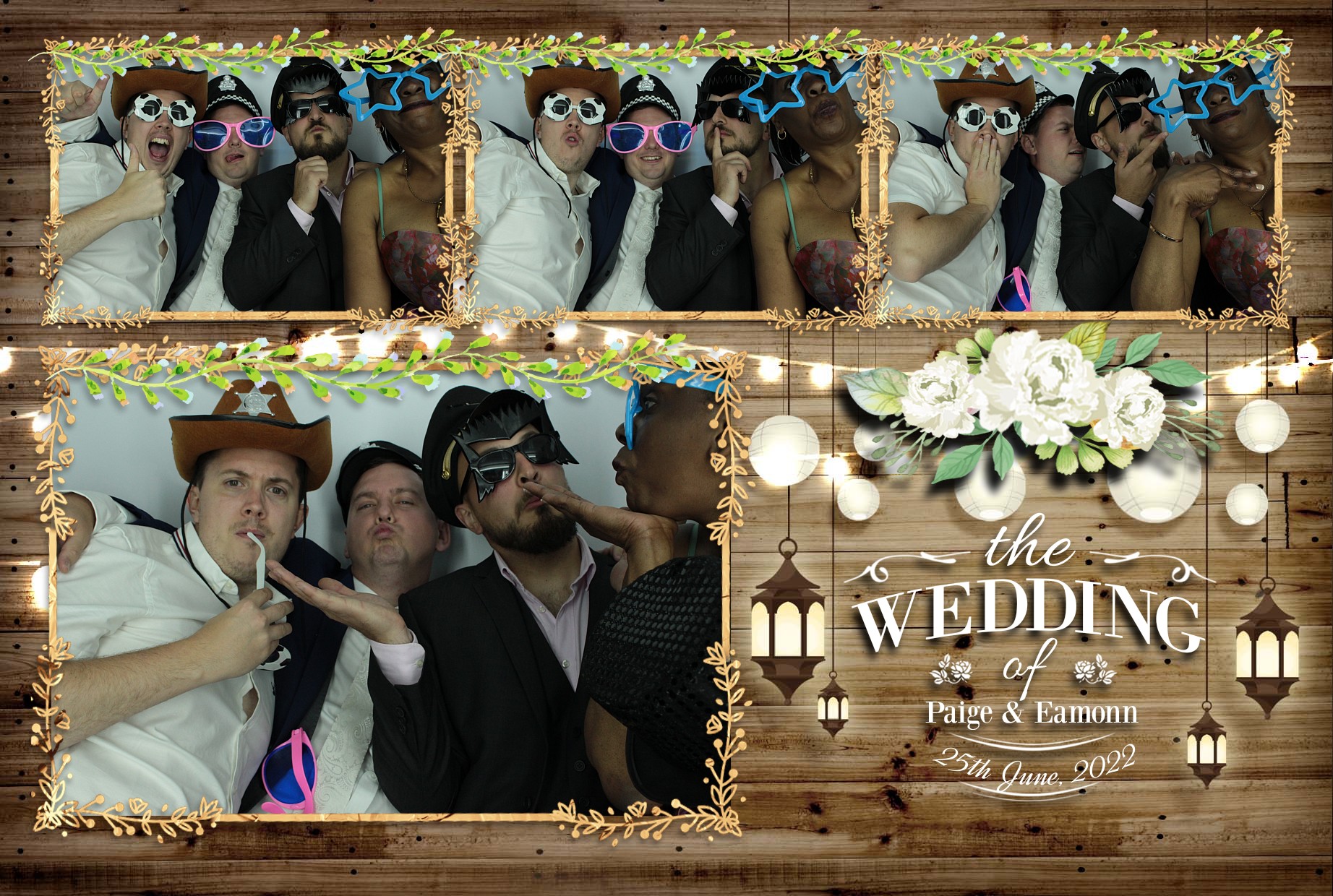 Eamonn & Paige's Wedding  | View more photos from the event at gallery.myphotoboothexperience.co.uk/u/MyPhotoBoothExperienceLtd/Eamonn-Paiges-Wedding
