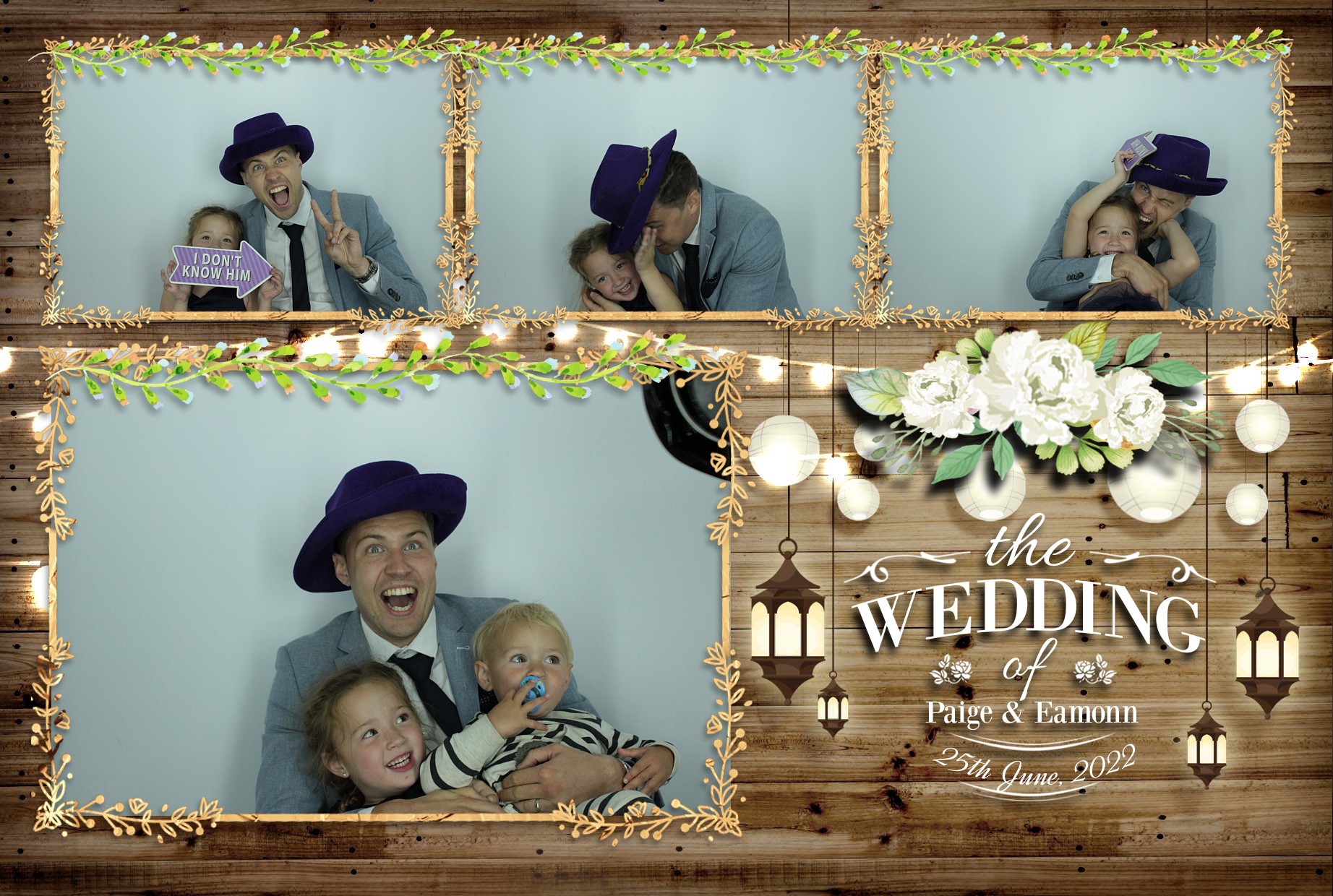 Eamonn & Paige's Wedding  | View more photos from the event at gallery.myphotoboothexperience.co.uk/u/MyPhotoBoothExperienceLtd/Eamonn-Paiges-Wedding