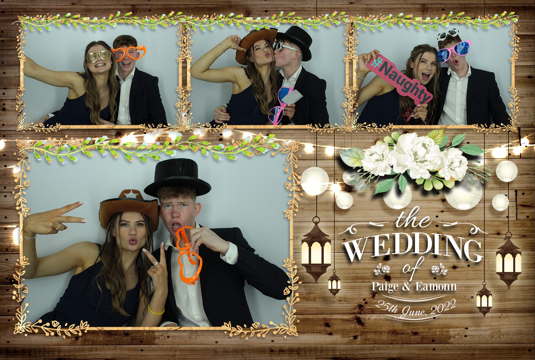 Eamonn & Paige's Wedding  | View more photos from the event at gallery.myphotoboothexperience.co.uk/u/MyPhotoBoothExperienceLtd/Eamonn-Paiges-Wedding