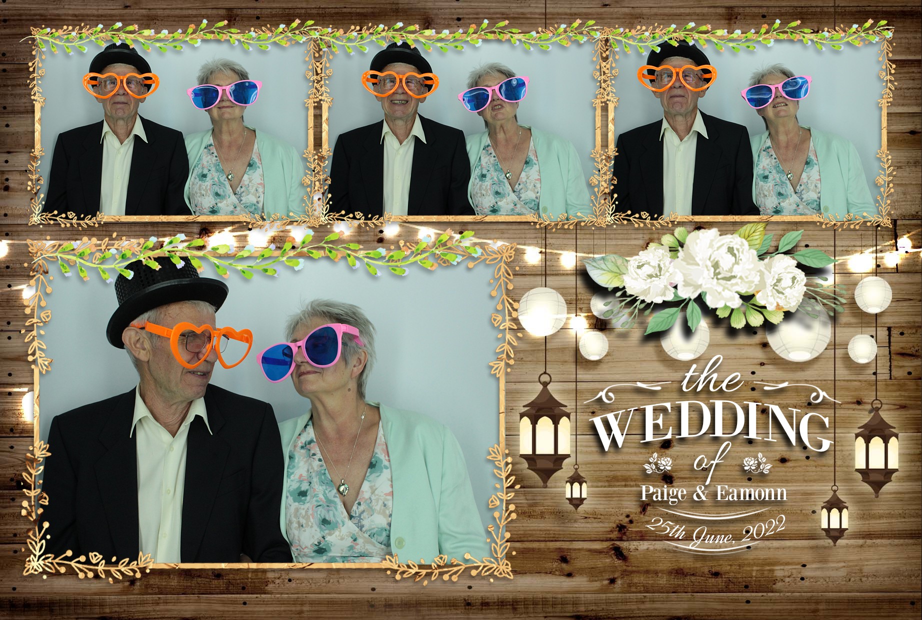 Eamonn & Paige's Wedding  | View more photos from the event at gallery.myphotoboothexperience.co.uk/u/MyPhotoBoothExperienceLtd/Eamonn-Paiges-Wedding
