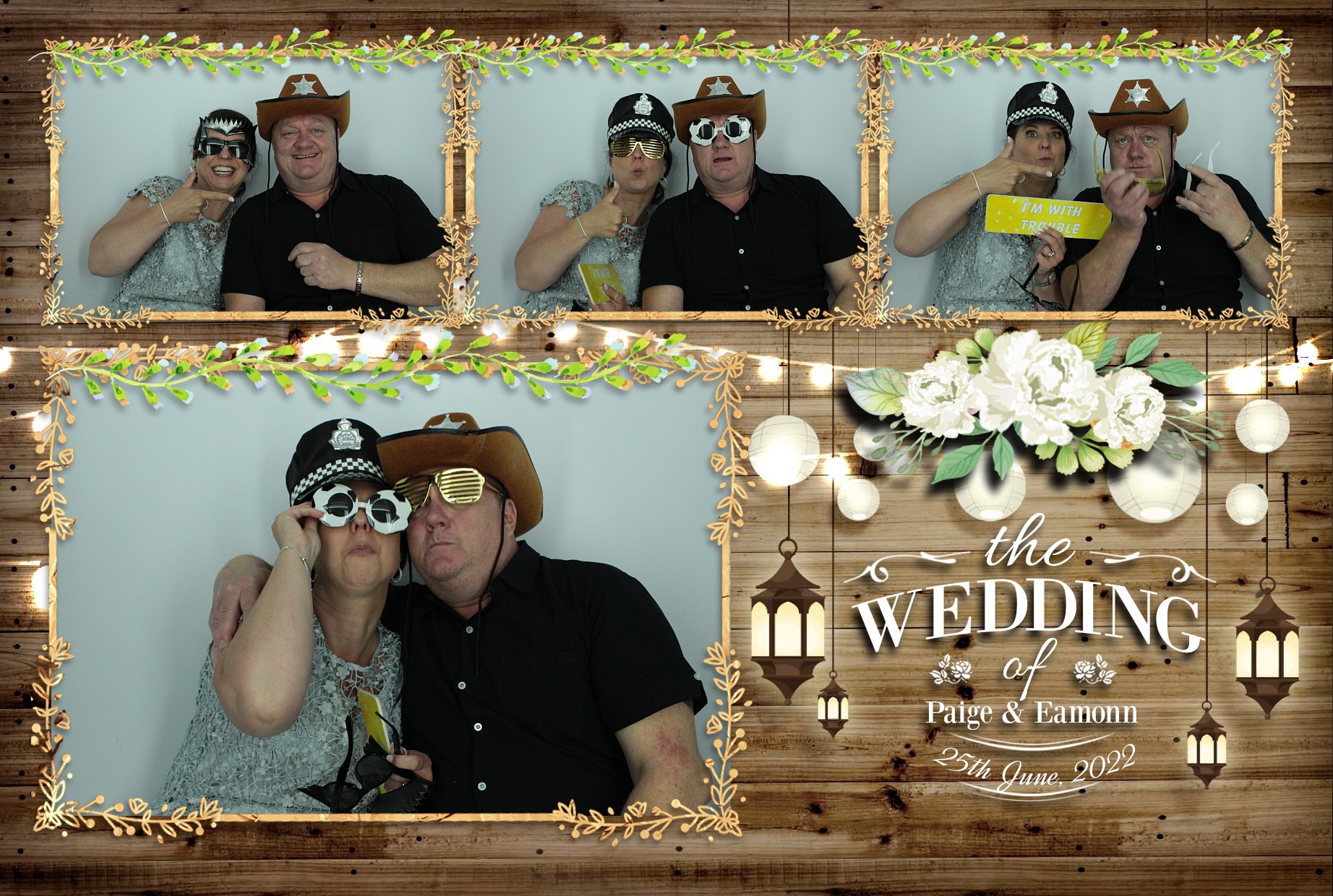 Eamonn & Paige's Wedding  | View more photos from the event at gallery.myphotoboothexperience.co.uk/u/MyPhotoBoothExperienceLtd/Eamonn-Paiges-Wedding