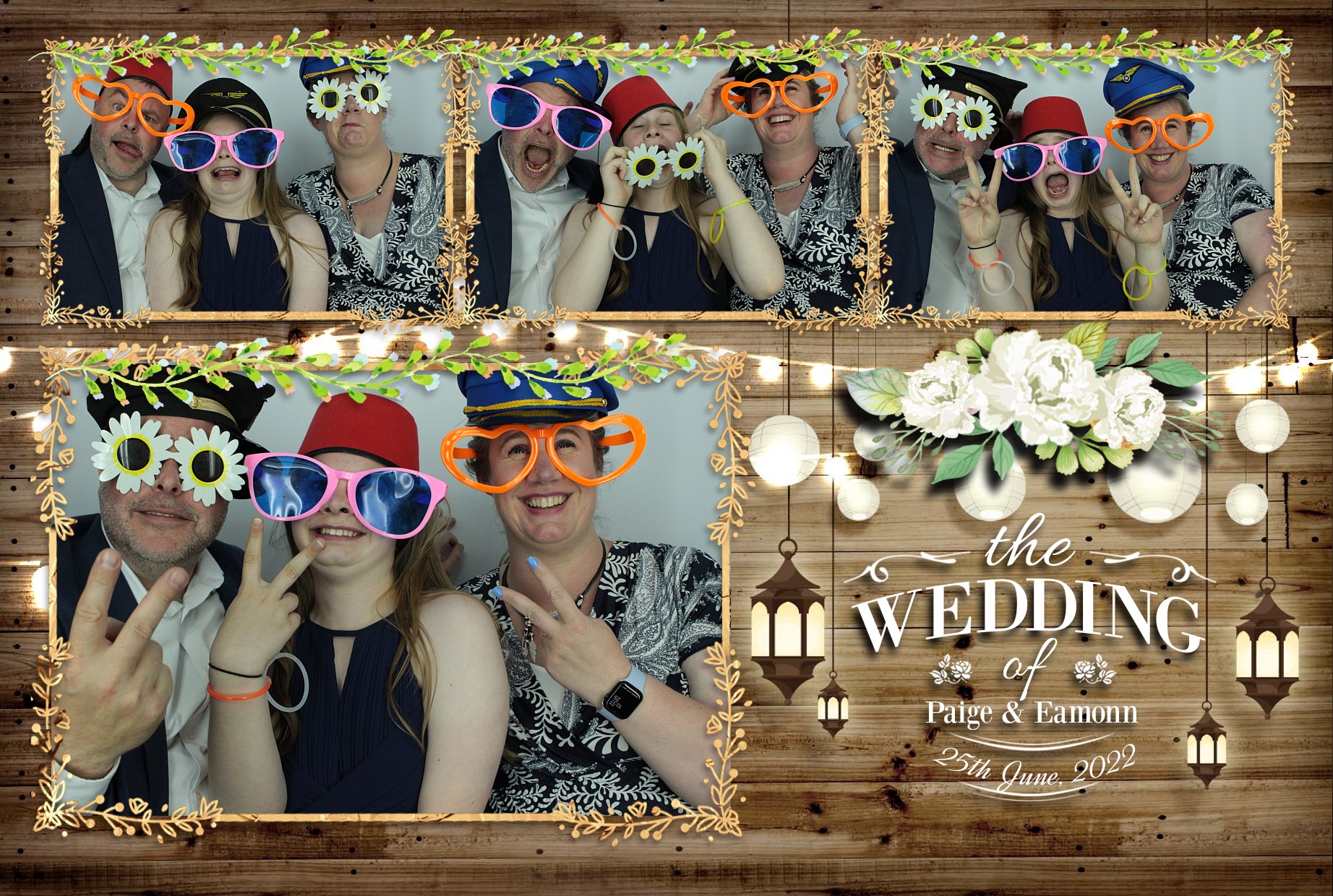 Eamonn & Paige's Wedding  | View more photos from the event at gallery.myphotoboothexperience.co.uk/u/MyPhotoBoothExperienceLtd/Eamonn-Paiges-Wedding