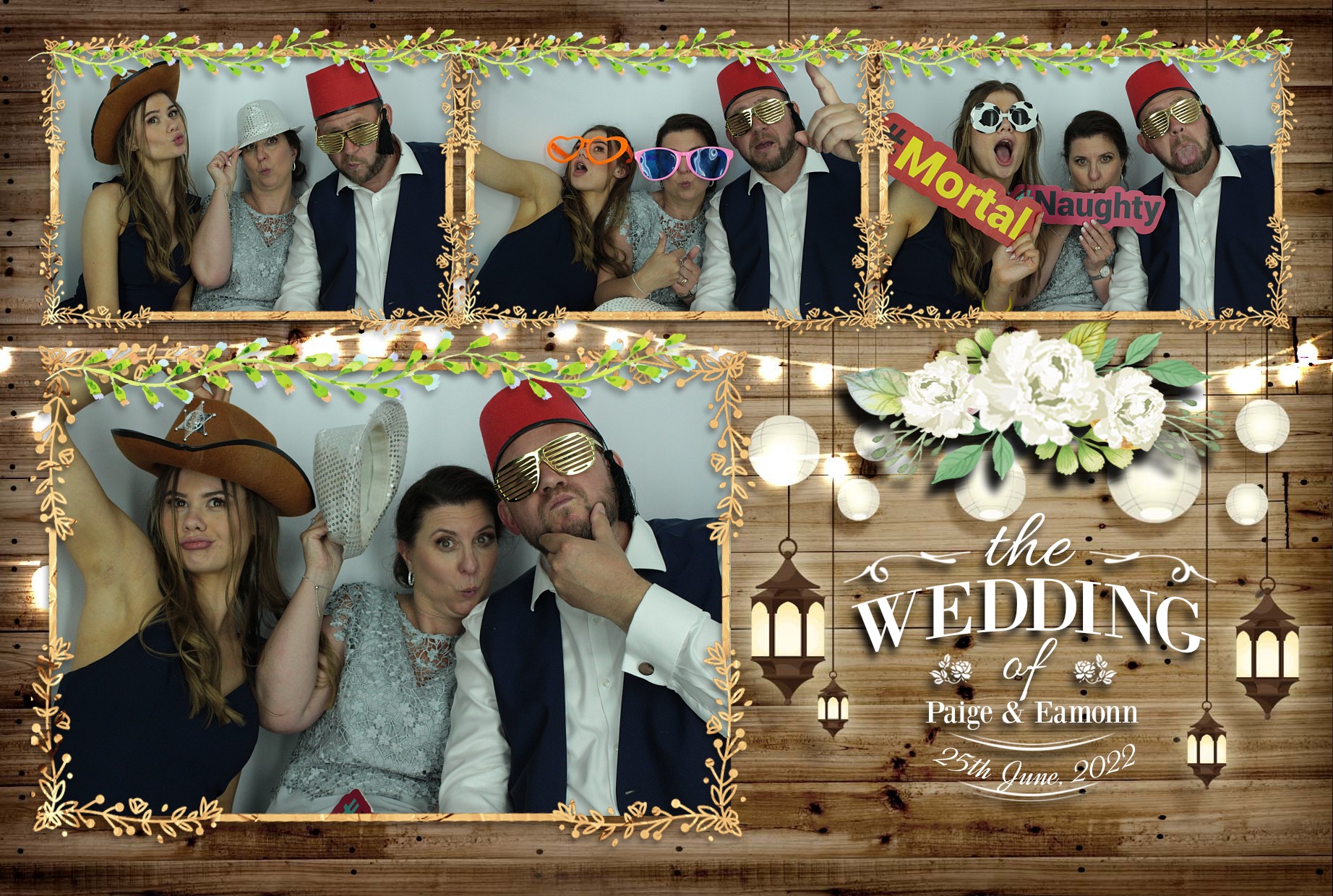 Eamonn & Paige's Wedding  | View more photos from the event at gallery.myphotoboothexperience.co.uk/u/MyPhotoBoothExperienceLtd/Eamonn-Paiges-Wedding