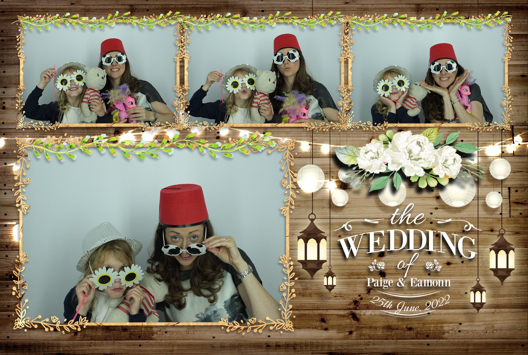 Eamonn & Paige's Wedding  | View more photos from the event at gallery.myphotoboothexperience.co.uk/u/MyPhotoBoothExperienceLtd/Eamonn-Paiges-Wedding
