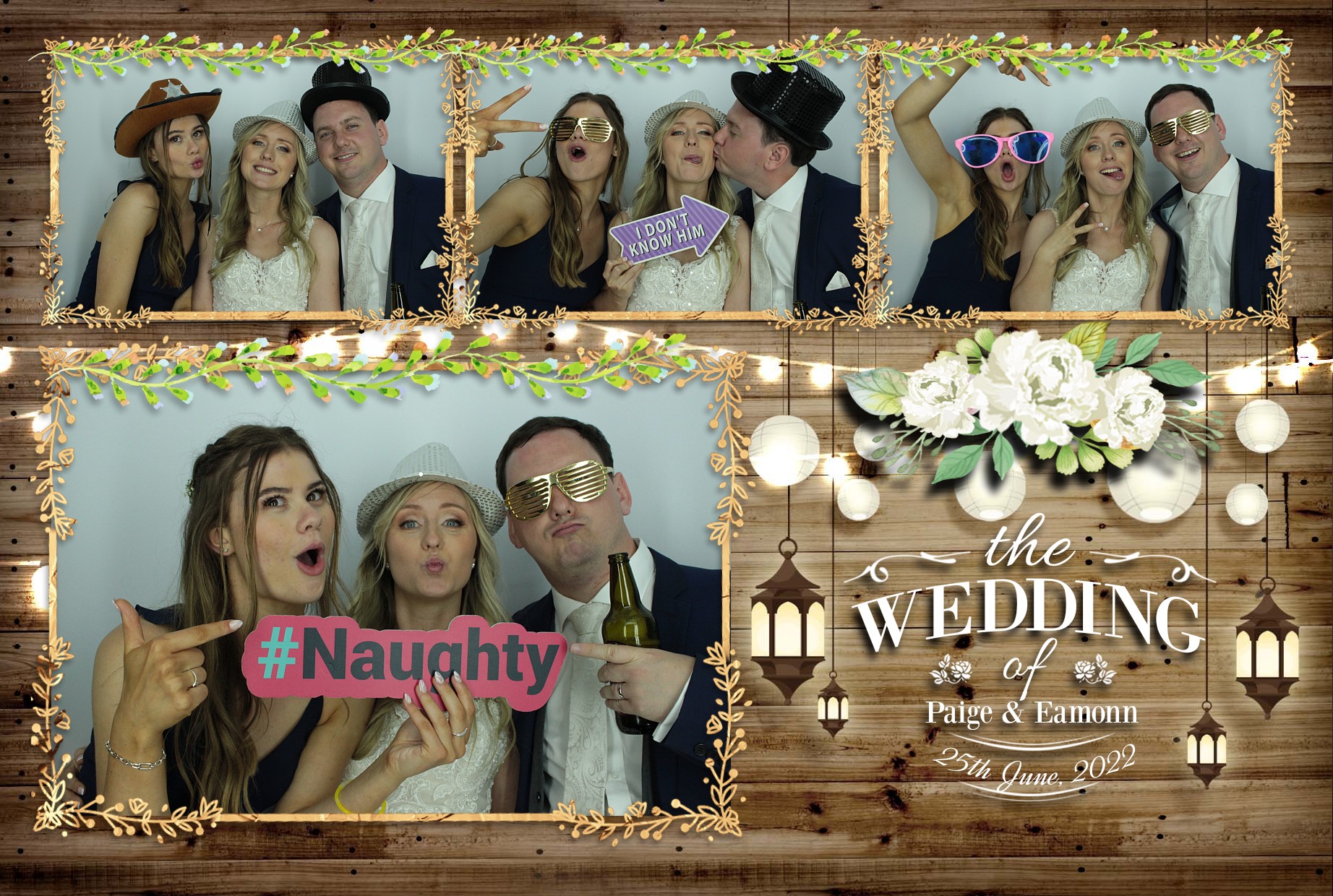 Eamonn & Paige's Wedding  | View more photos from the event at gallery.myphotoboothexperience.co.uk/u/MyPhotoBoothExperienceLtd/Eamonn-Paiges-Wedding