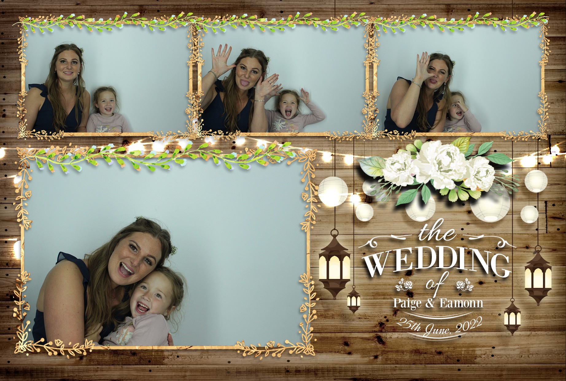 Eamonn & Paige's Wedding  | View more photos from the event at gallery.myphotoboothexperience.co.uk/u/MyPhotoBoothExperienceLtd/Eamonn-Paiges-Wedding
