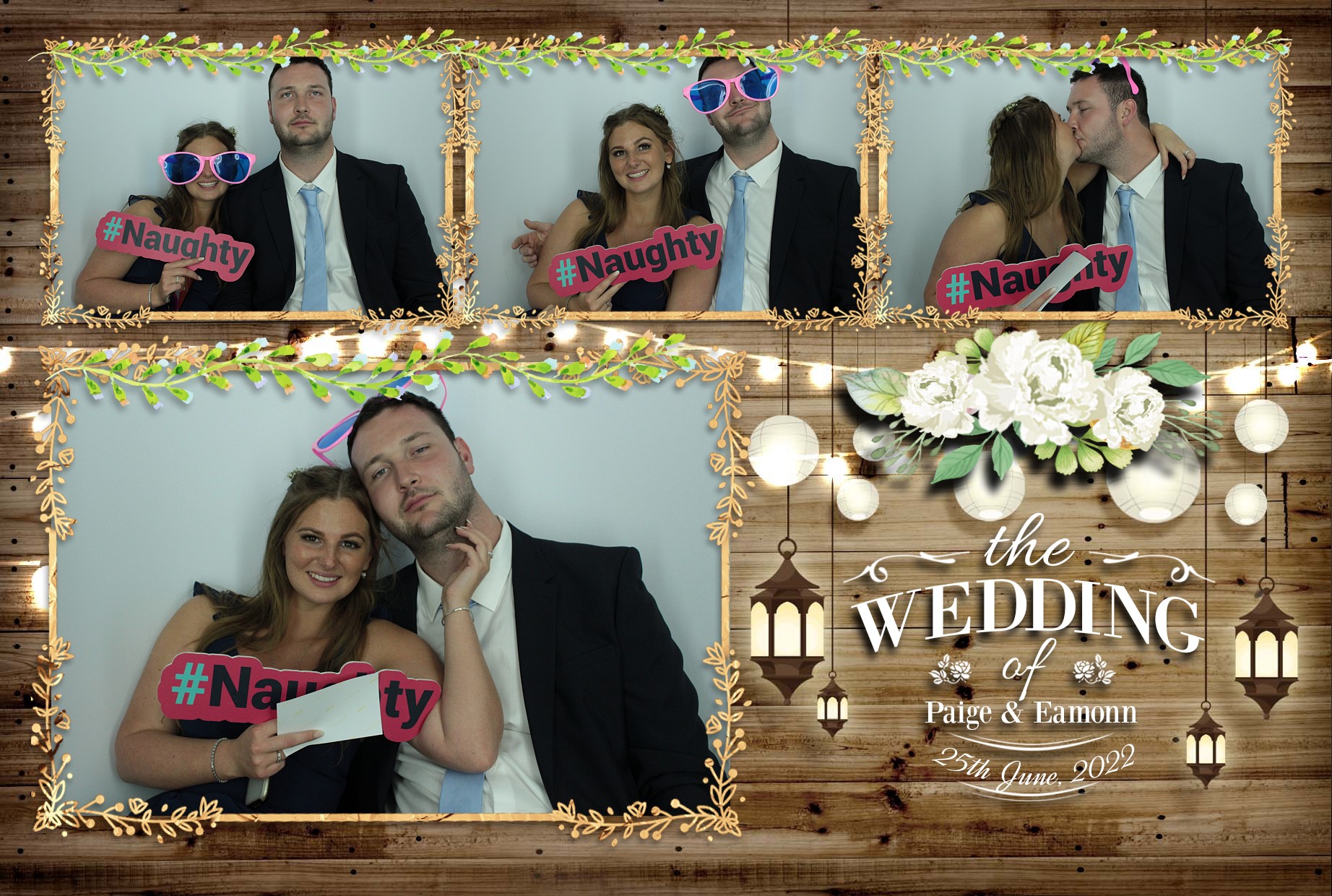 Eamonn & Paige's Wedding  | View more photos from the event at gallery.myphotoboothexperience.co.uk/u/MyPhotoBoothExperienceLtd/Eamonn-Paiges-Wedding