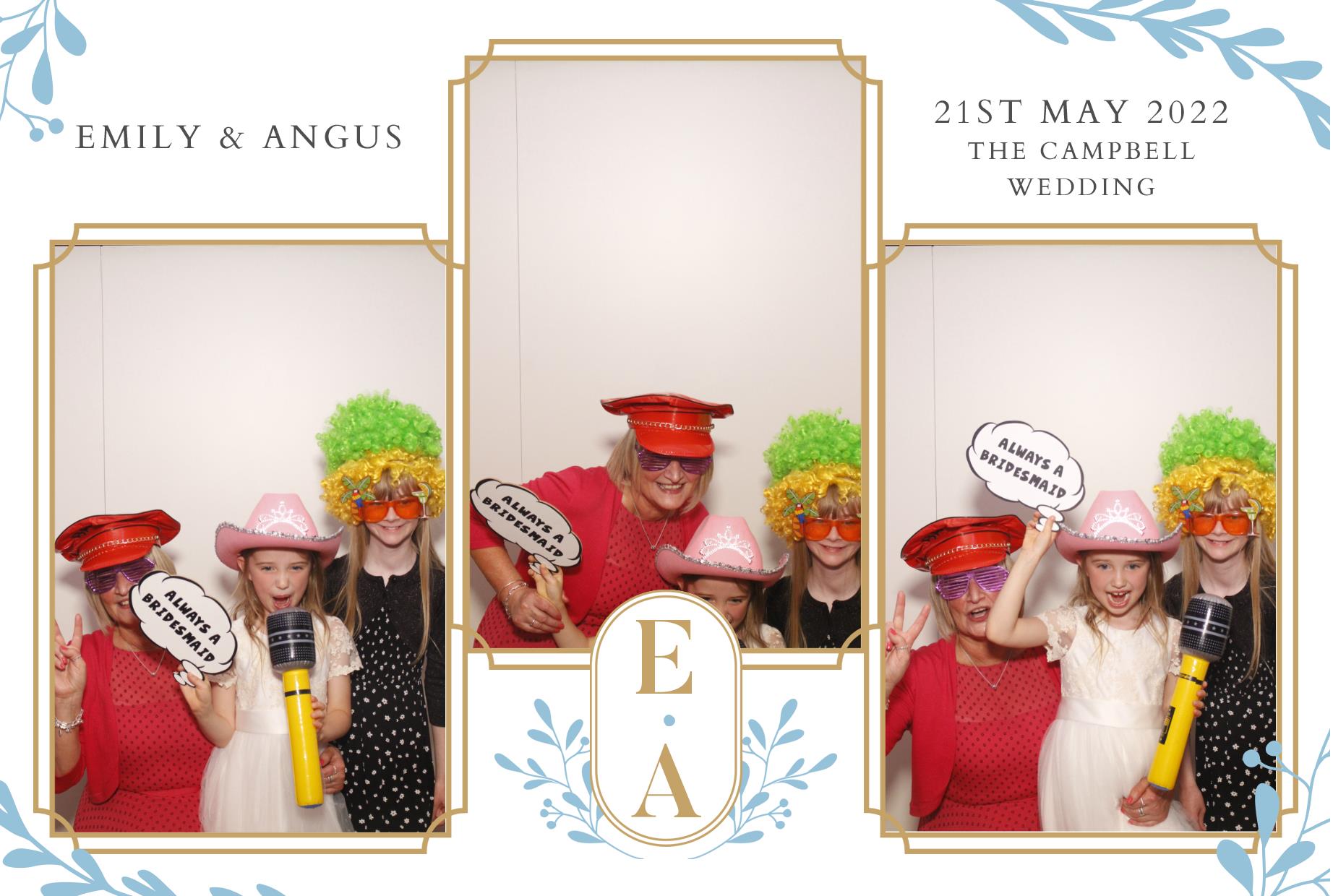 Emily & Angus's Wedding  | View more photos from the event at gallery.myphotoboothexperience.co.uk/u/MyPhotoBoothExperienceLtd/Emily-Anguss-Wedding