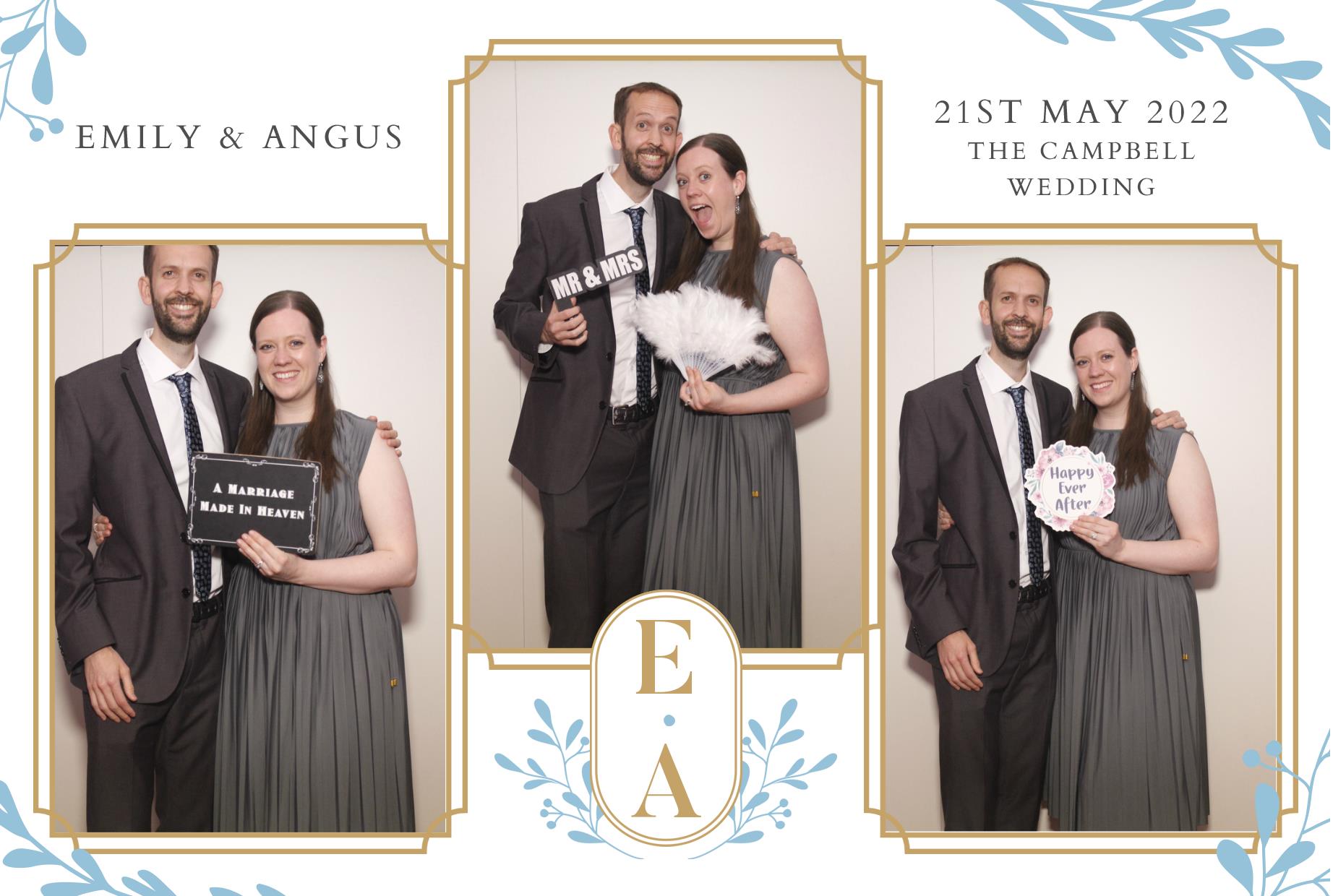Emily & Angus's Wedding  | View more photos from the event at gallery.myphotoboothexperience.co.uk/u/MyPhotoBoothExperienceLtd/Emily-Anguss-Wedding
