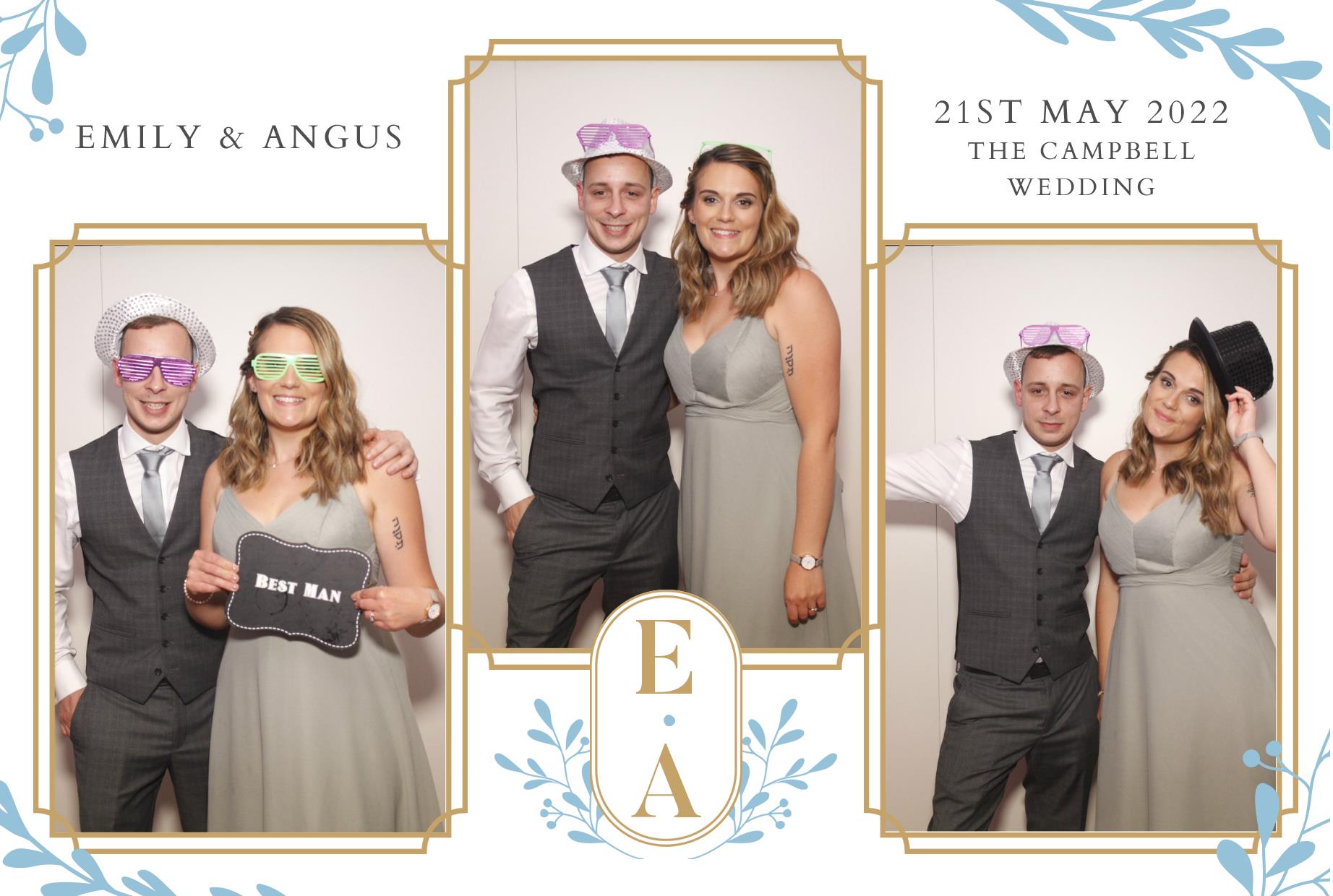 Emily & Angus's Wedding  | View more photos from the event at gallery.myphotoboothexperience.co.uk/u/MyPhotoBoothExperienceLtd/Emily-Anguss-Wedding