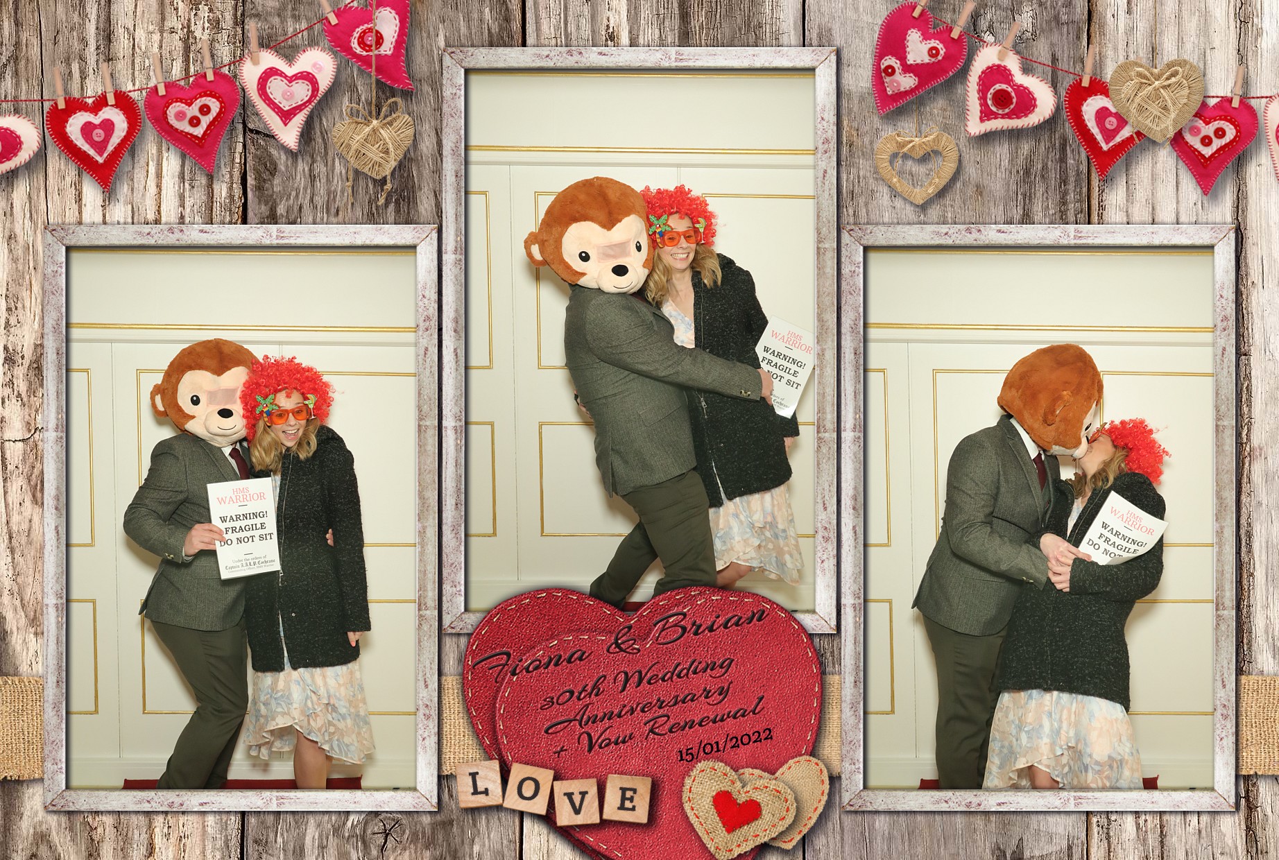 Fiona and Brian's Vow Renewal  | View more photos from the event at gallery.myphotoboothexperience.co.uk/u/MyPhotoBoothExperienceLtd/Fiona-and-Brians-Vow-Renewal