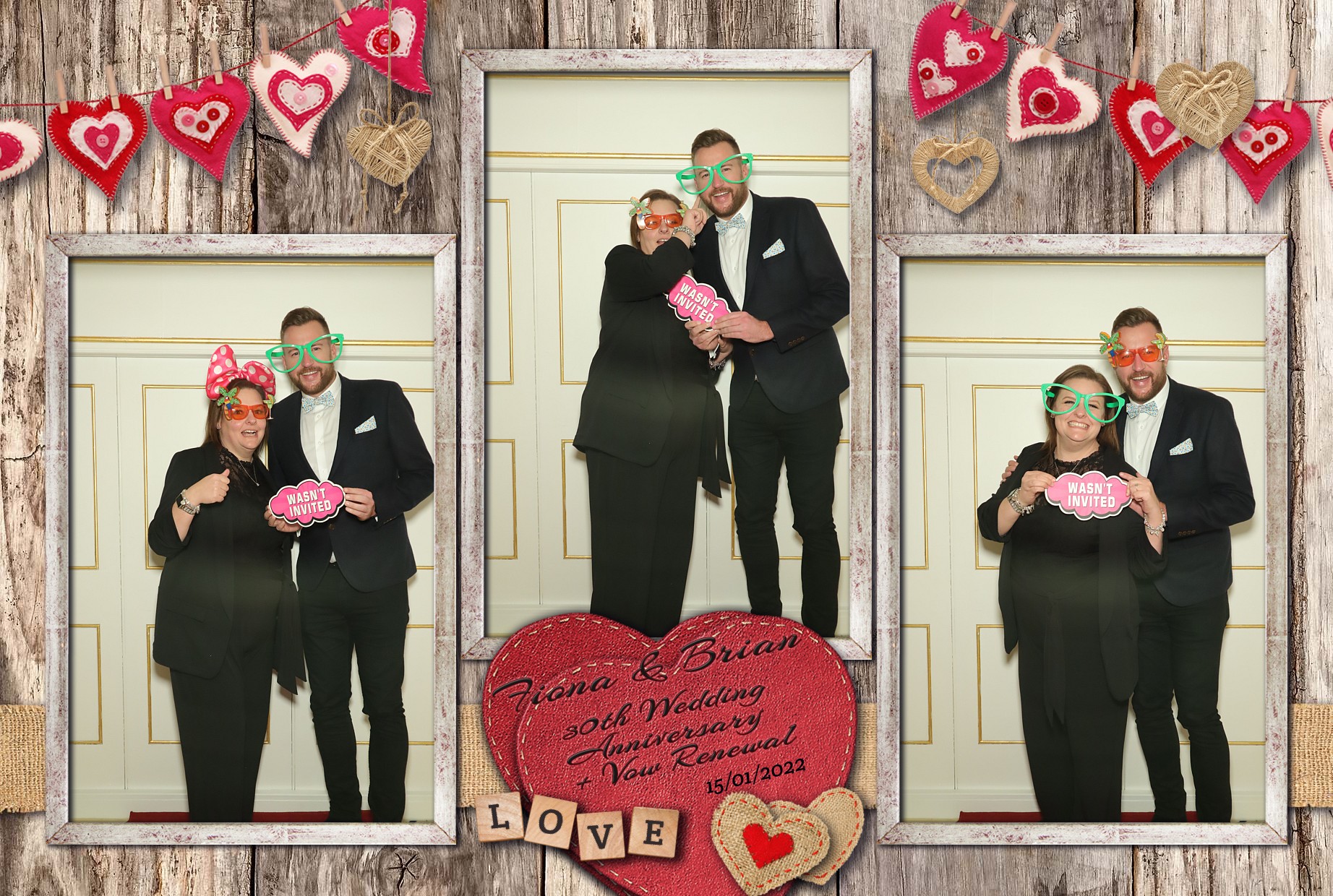 Fiona and Brian's Vow Renewal  | View more photos from the event at gallery.myphotoboothexperience.co.uk/u/MyPhotoBoothExperienceLtd/Fiona-and-Brians-Vow-Renewal