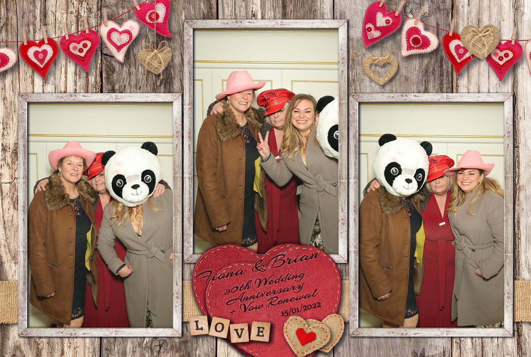 Fiona and Brian's Vow Renewal  | View more photos from the event at gallery.myphotoboothexperience.co.uk/u/MyPhotoBoothExperienceLtd/Fiona-and-Brians-Vow-Renewal