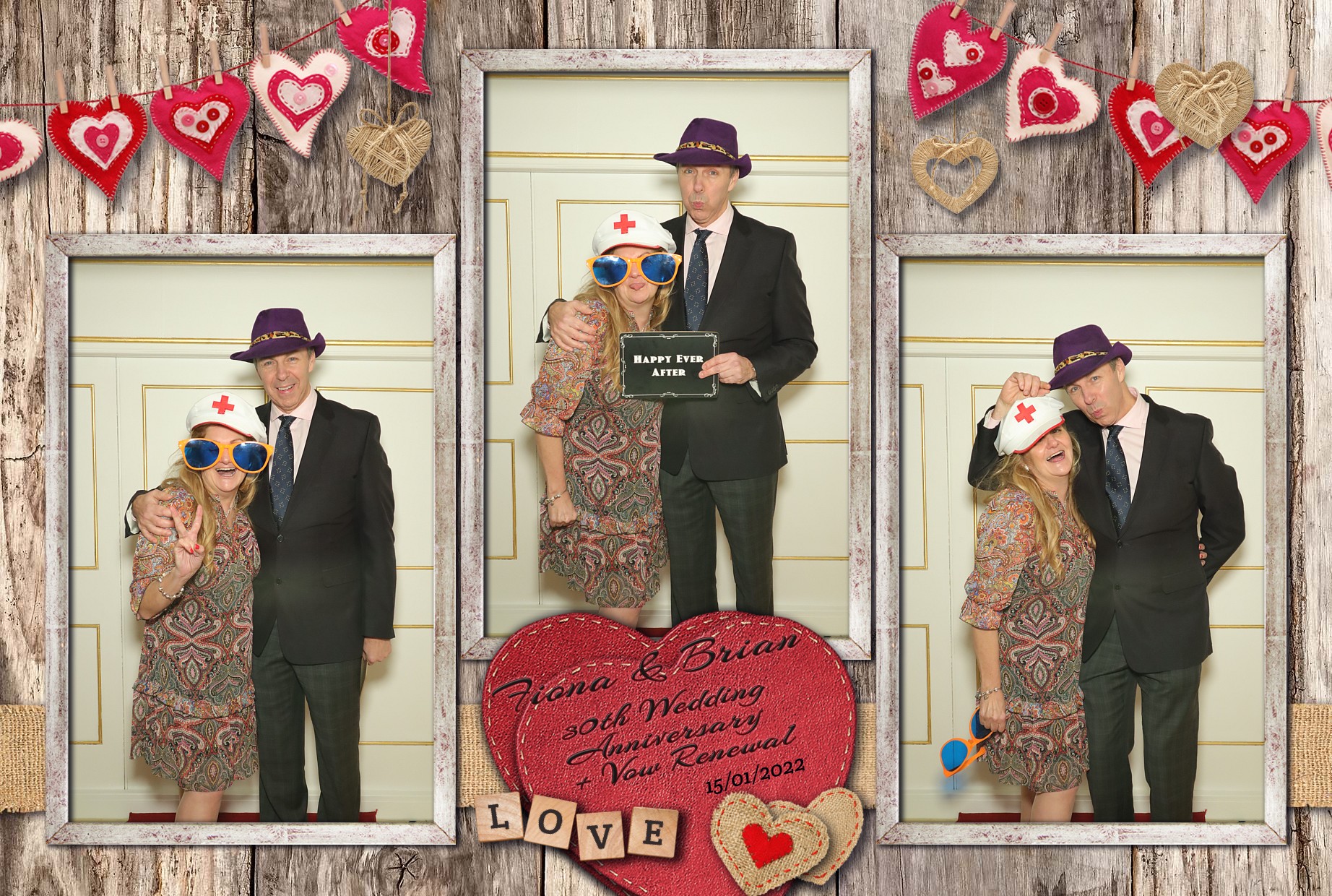 Fiona and Brian's Vow Renewal  | View more photos from the event at gallery.myphotoboothexperience.co.uk/u/MyPhotoBoothExperienceLtd/Fiona-and-Brians-Vow-Renewal