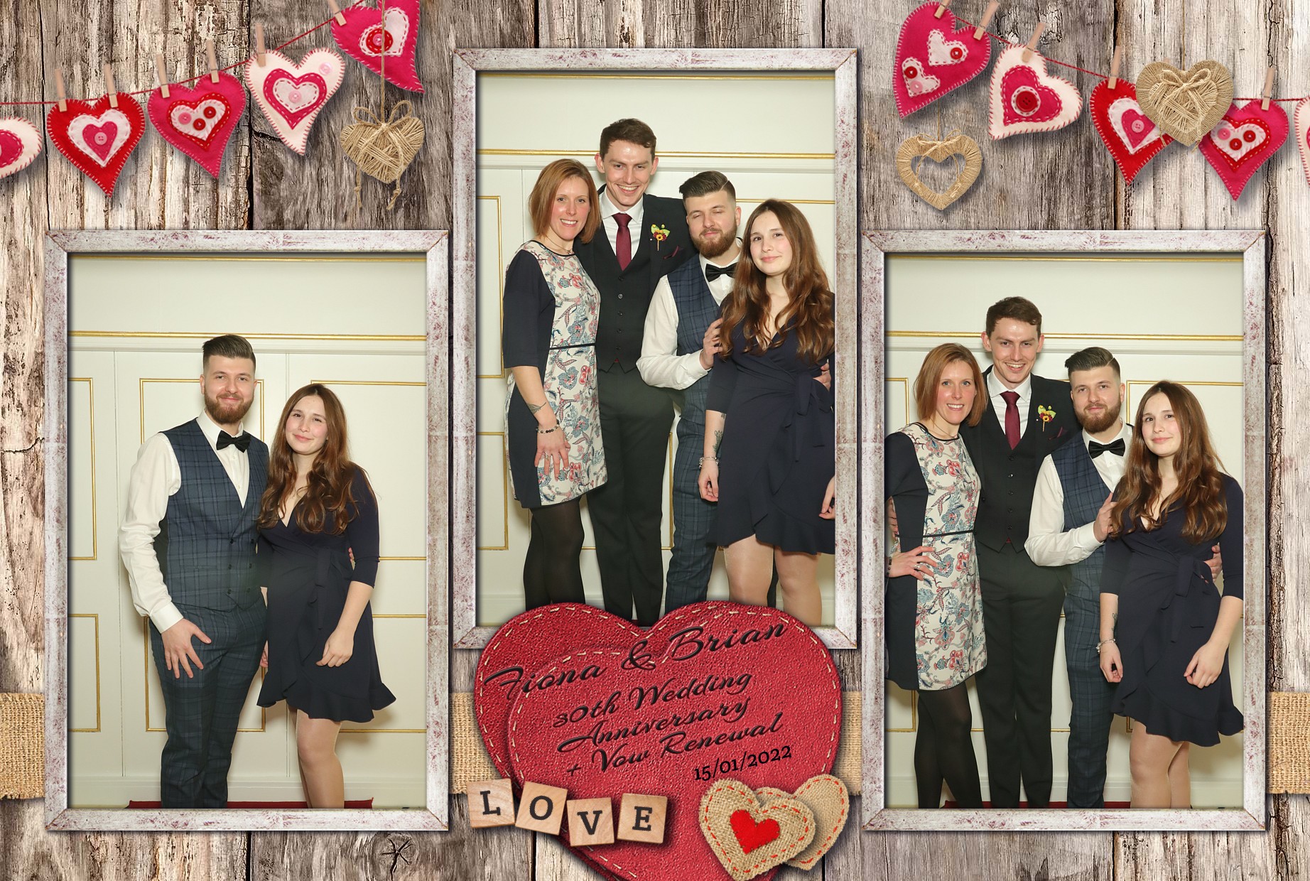 Fiona and Brian's Vow Renewal  | View more photos from the event at gallery.myphotoboothexperience.co.uk/u/MyPhotoBoothExperienceLtd/Fiona-and-Brians-Vow-Renewal