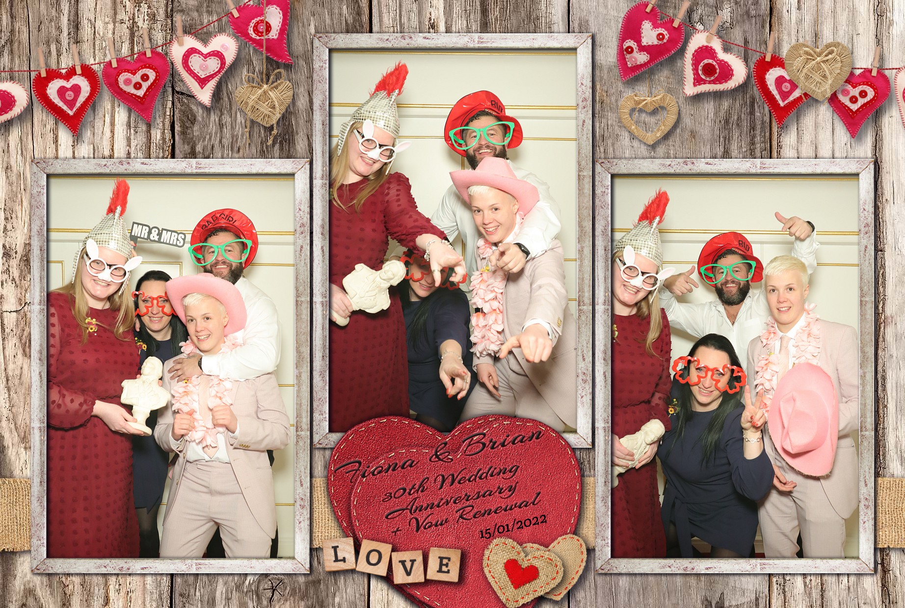 Fiona and Brian's Vow Renewal  | View more photos from the event at gallery.myphotoboothexperience.co.uk/u/MyPhotoBoothExperienceLtd/Fiona-and-Brians-Vow-Renewal