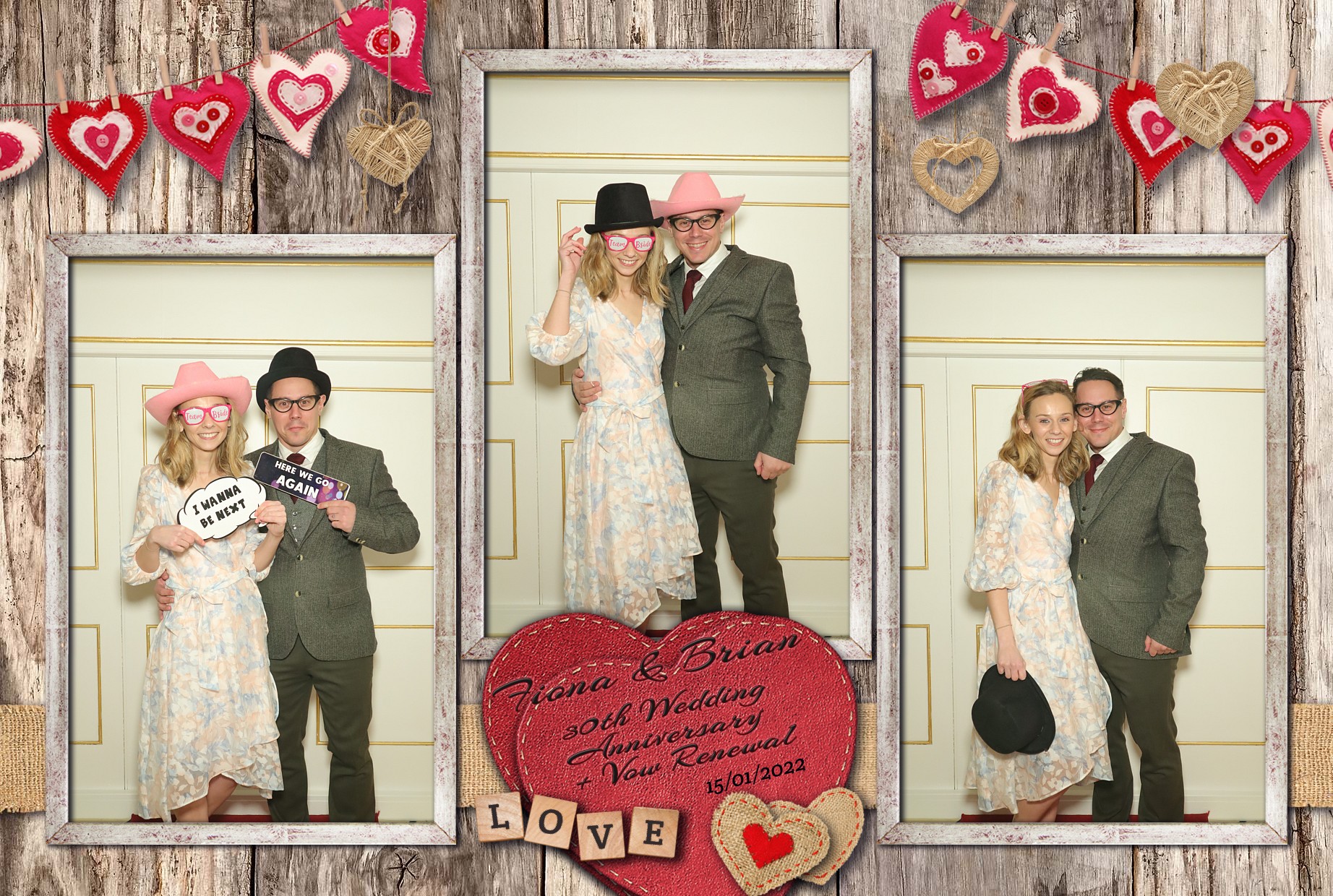 Fiona and Brian's Vow Renewal  | View more photos from the event at gallery.myphotoboothexperience.co.uk/u/MyPhotoBoothExperienceLtd/Fiona-and-Brians-Vow-Renewal
