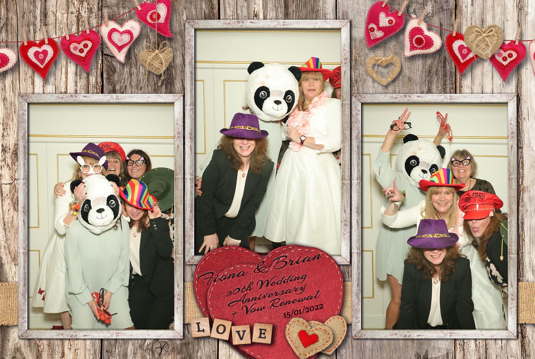Fiona and Brian's Vow Renewal  | View more photos from the event at gallery.myphotoboothexperience.co.uk/u/MyPhotoBoothExperienceLtd/Fiona-and-Brians-Vow-Renewal