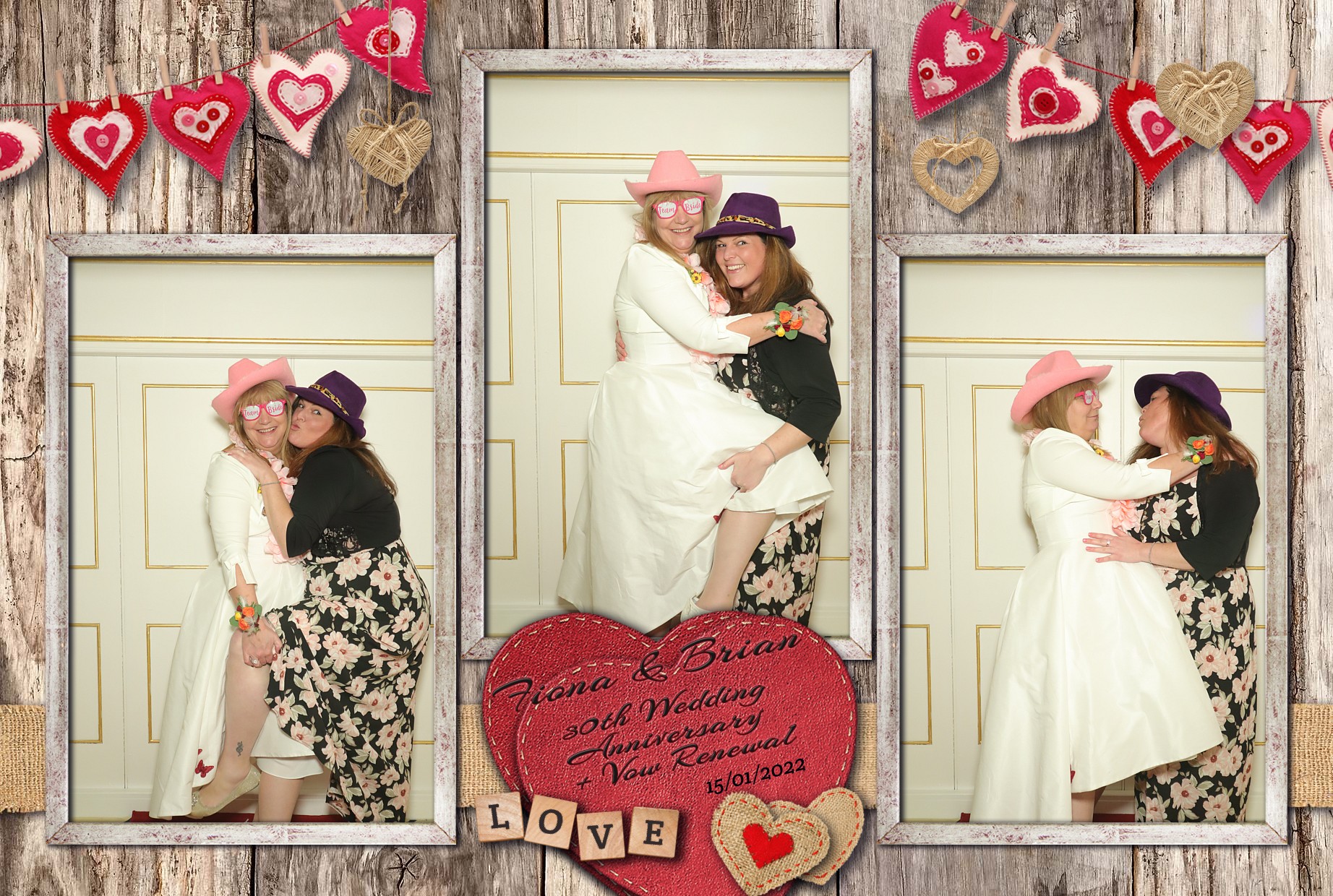Fiona and Brian's Vow Renewal  | View more photos from the event at gallery.myphotoboothexperience.co.uk/u/MyPhotoBoothExperienceLtd/Fiona-and-Brians-Vow-Renewal