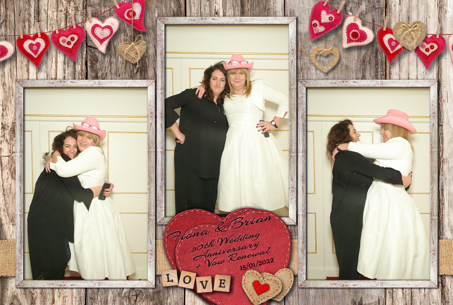 Fiona and Brian's Vow Renewal  | View more photos from the event at gallery.myphotoboothexperience.co.uk/u/MyPhotoBoothExperienceLtd/Fiona-and-Brians-Vow-Renewal